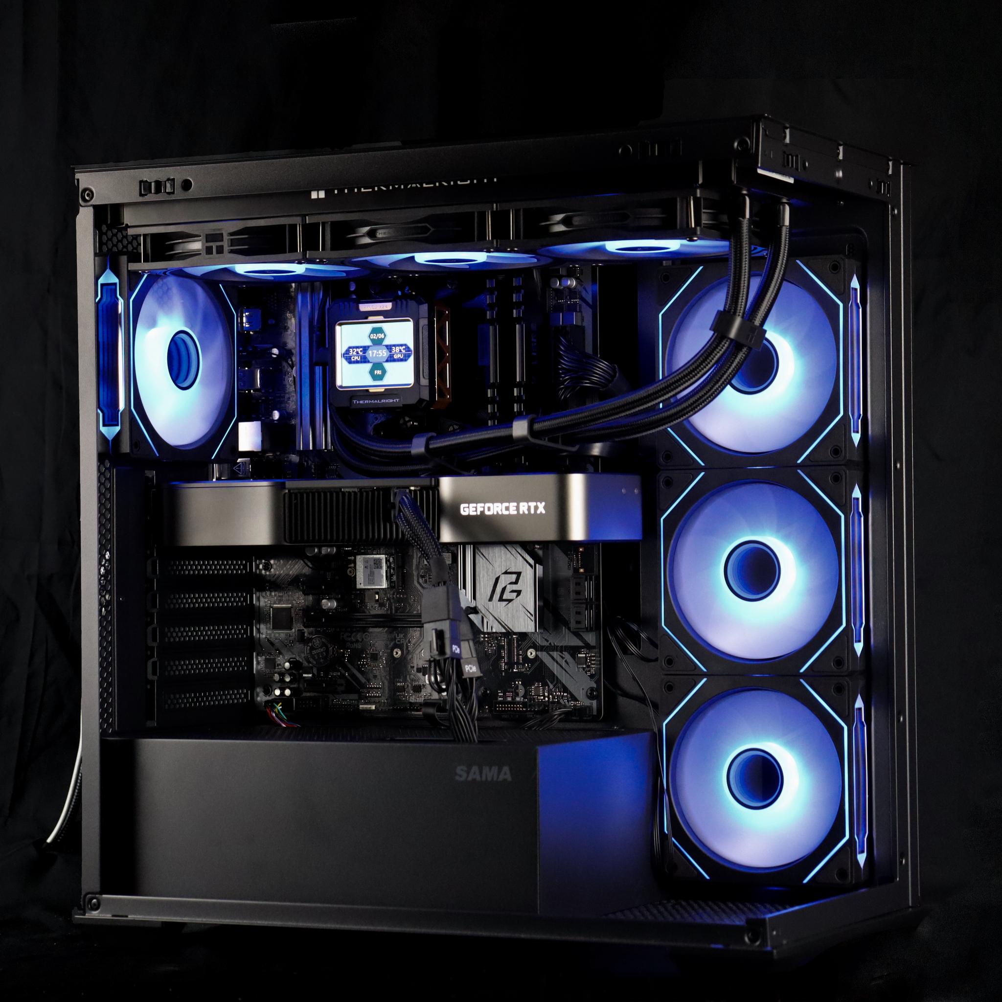 ⚜️♟️Obsidian Void V2 - 1440P Gaming PC | RTX 3080, Ryzen 9 3900X, 32GB RAM, 1TB NVMe SSD | ♟️⚜️
