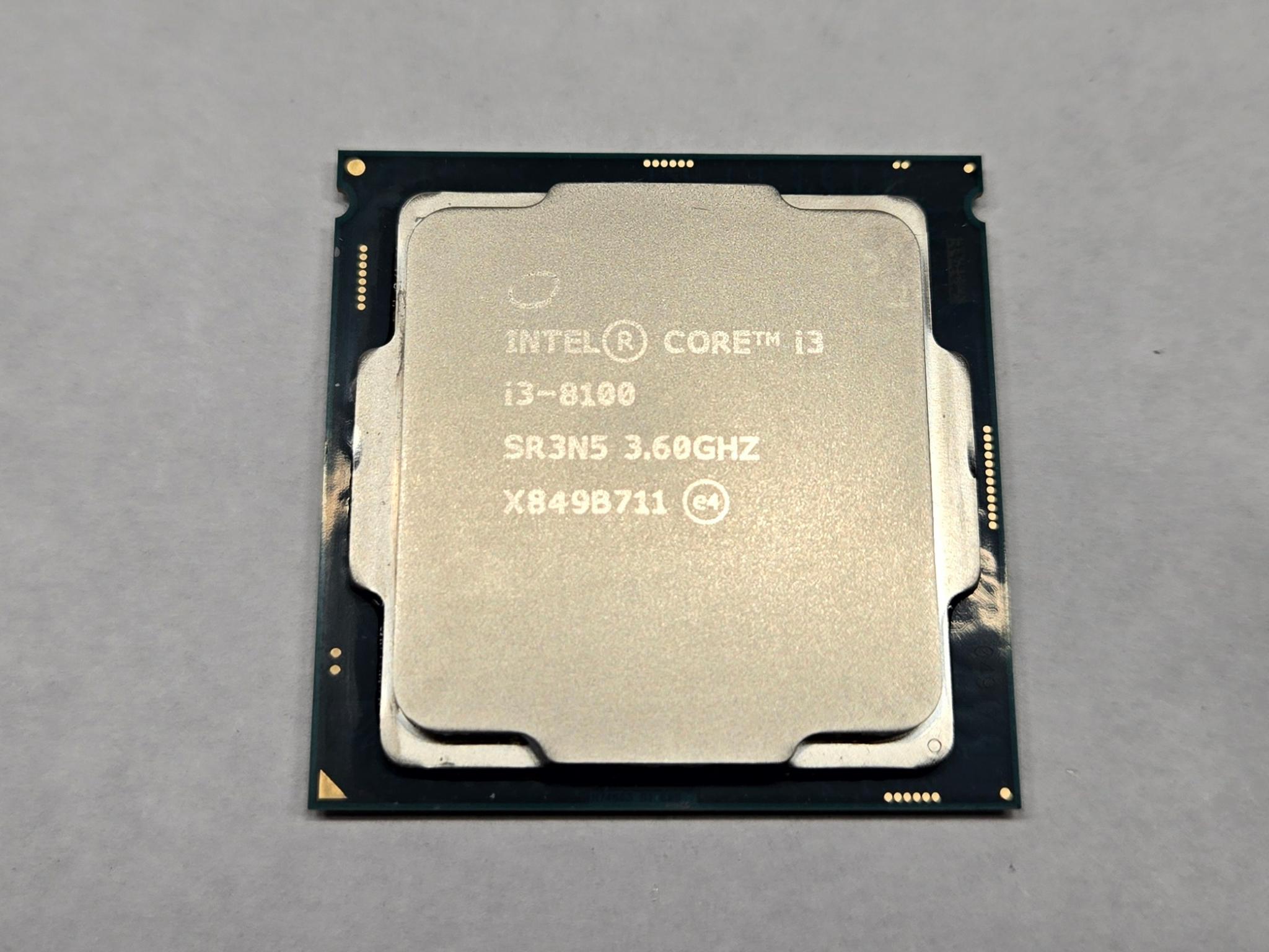 Intel Core i3-8100 Desktop Processor (3.60GHz, LGA 1151)