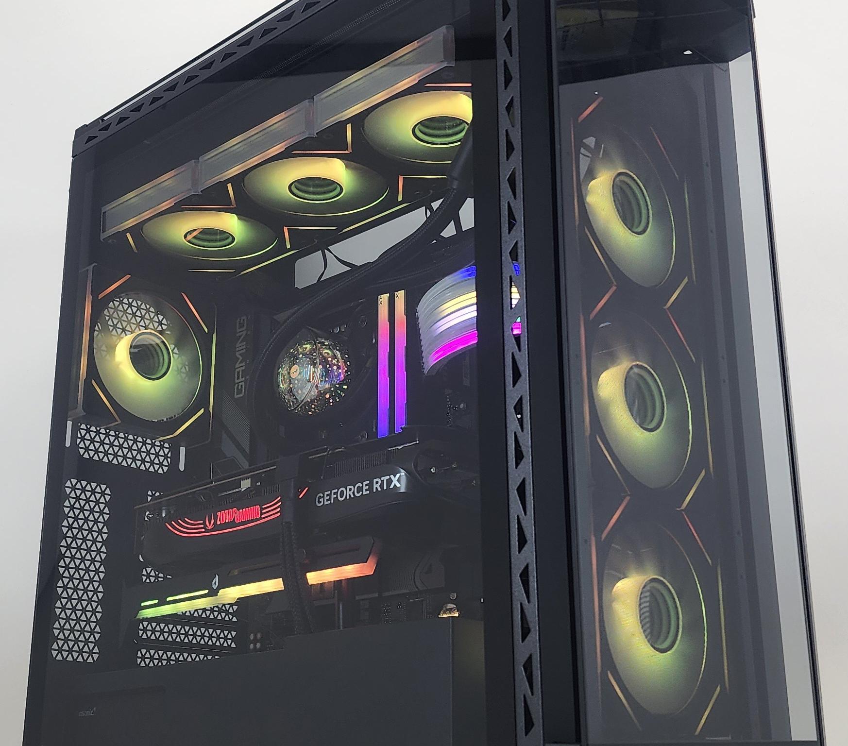 Gaming PC Ryzen 7 7800X3D 32GB RAM 2TB SSD RTX 4080 SUPER 16GB Windows 11 Computer