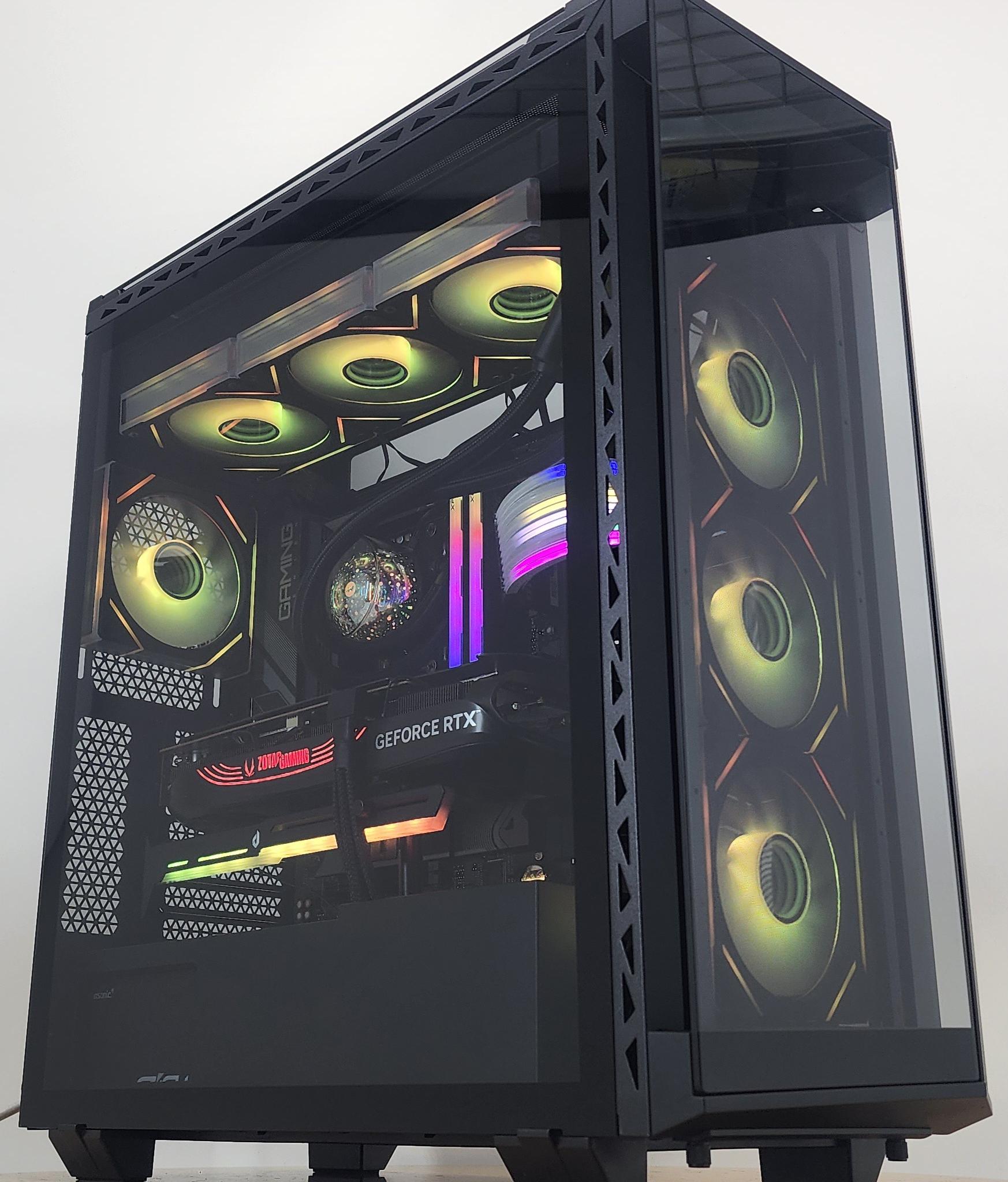 Gaming PC Ryzen 7 7800X3D 32GB RAM 2TB SSD RTX 4080 SUPER 16GB Win11 Computer
