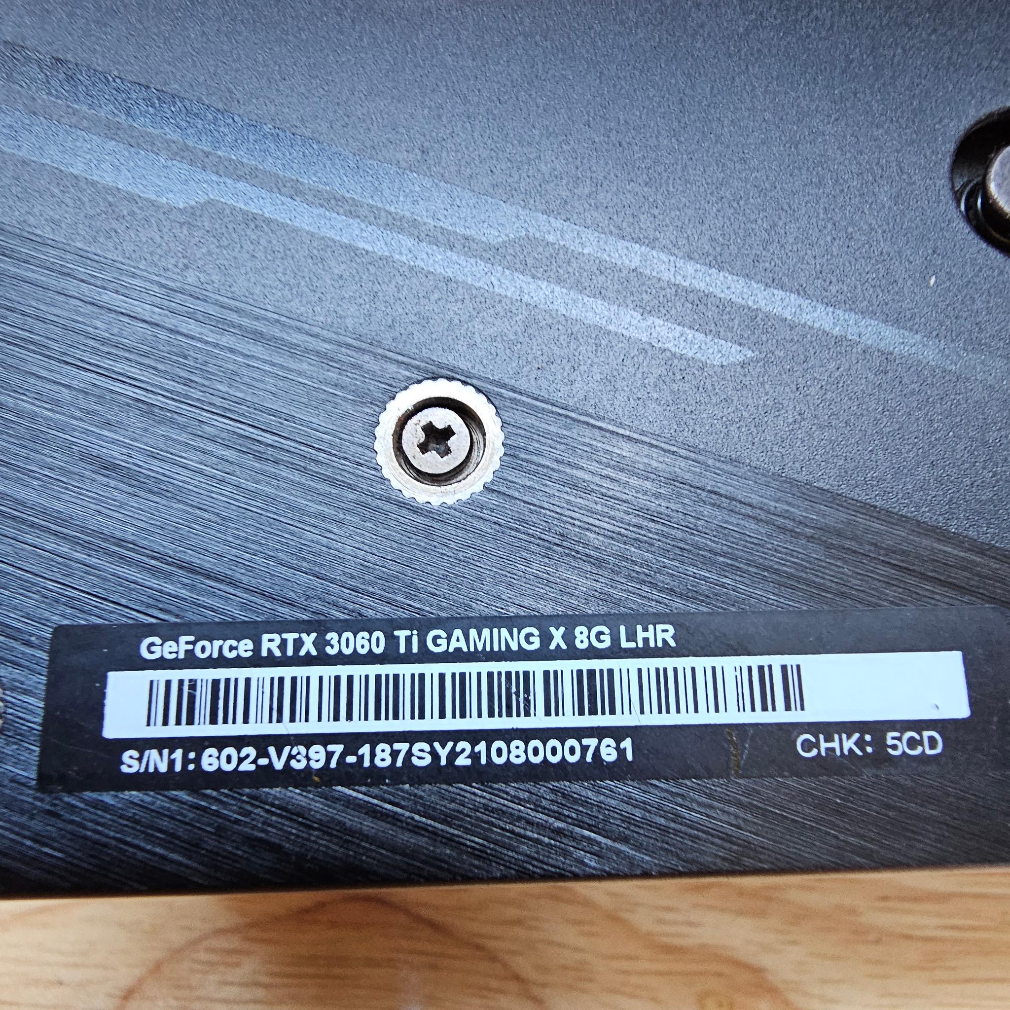 MSI GeForce RTX 3060 Ti GAMING X