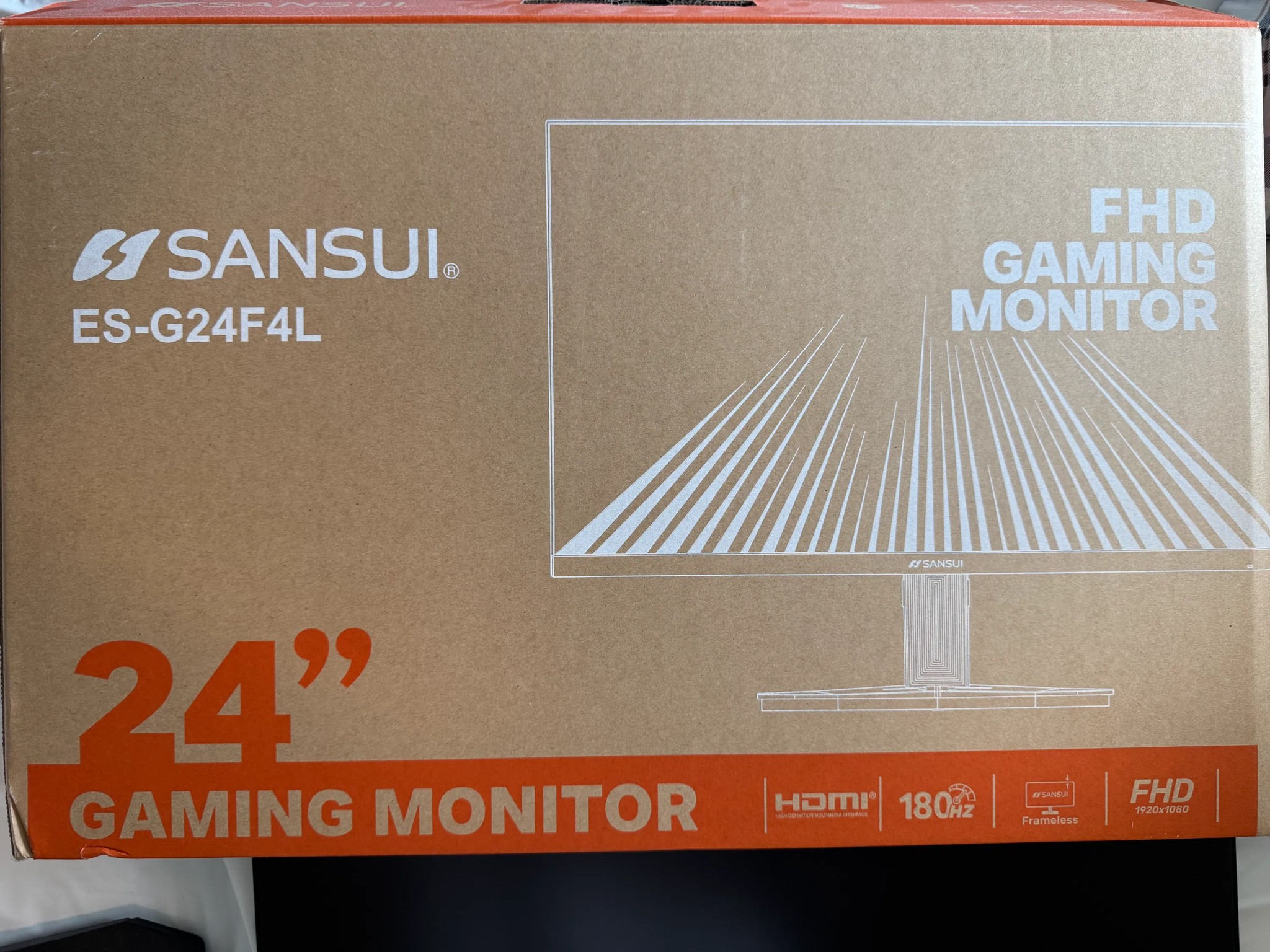 [2 months old] SANSUI 24 Inch Gaming Monitor 180Hz 1Ms FreeSync HDR 110% sRGB FHD 1080P