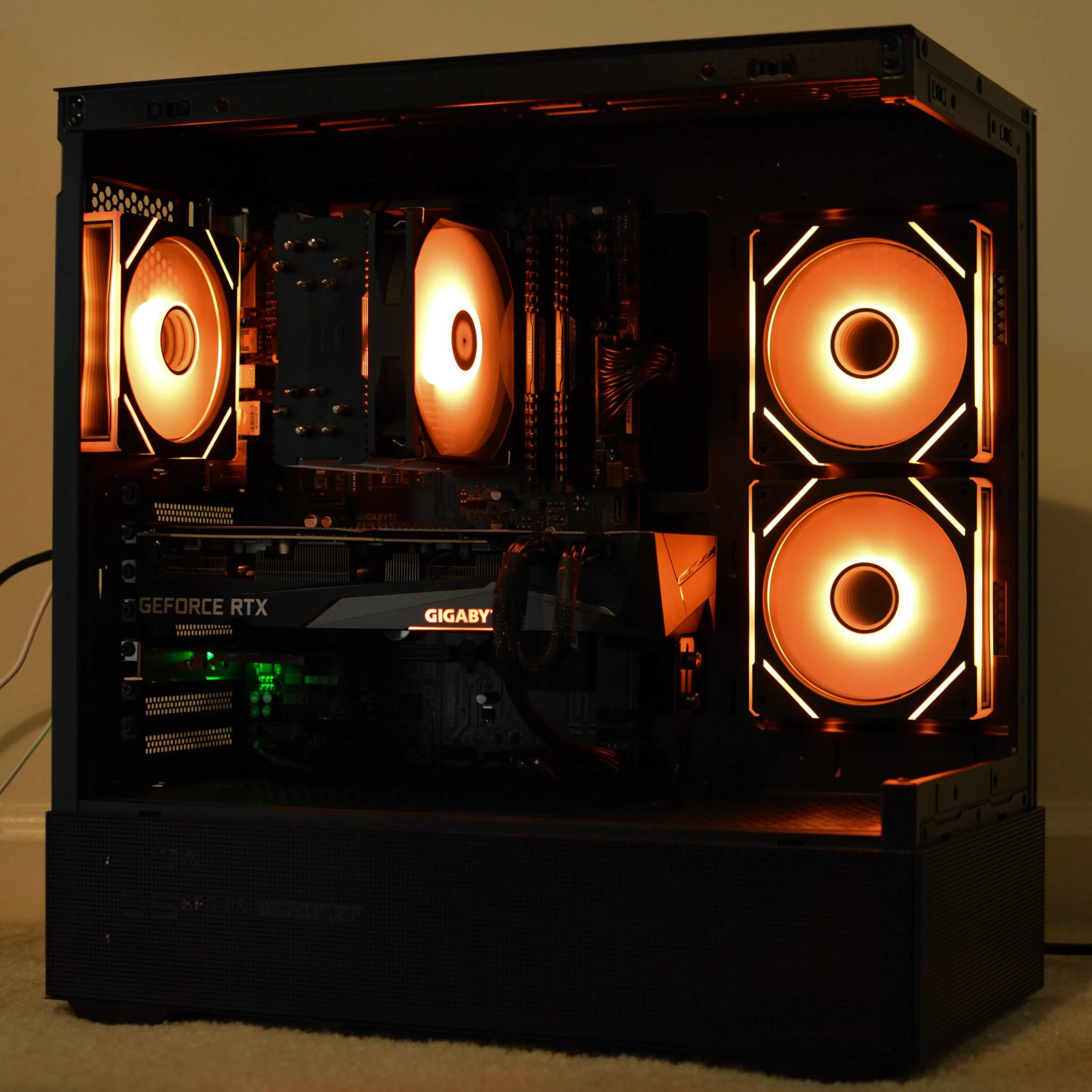 Infinity Mirror Gaming PC • RTX 3060 Ti • Ryzen 5 3600