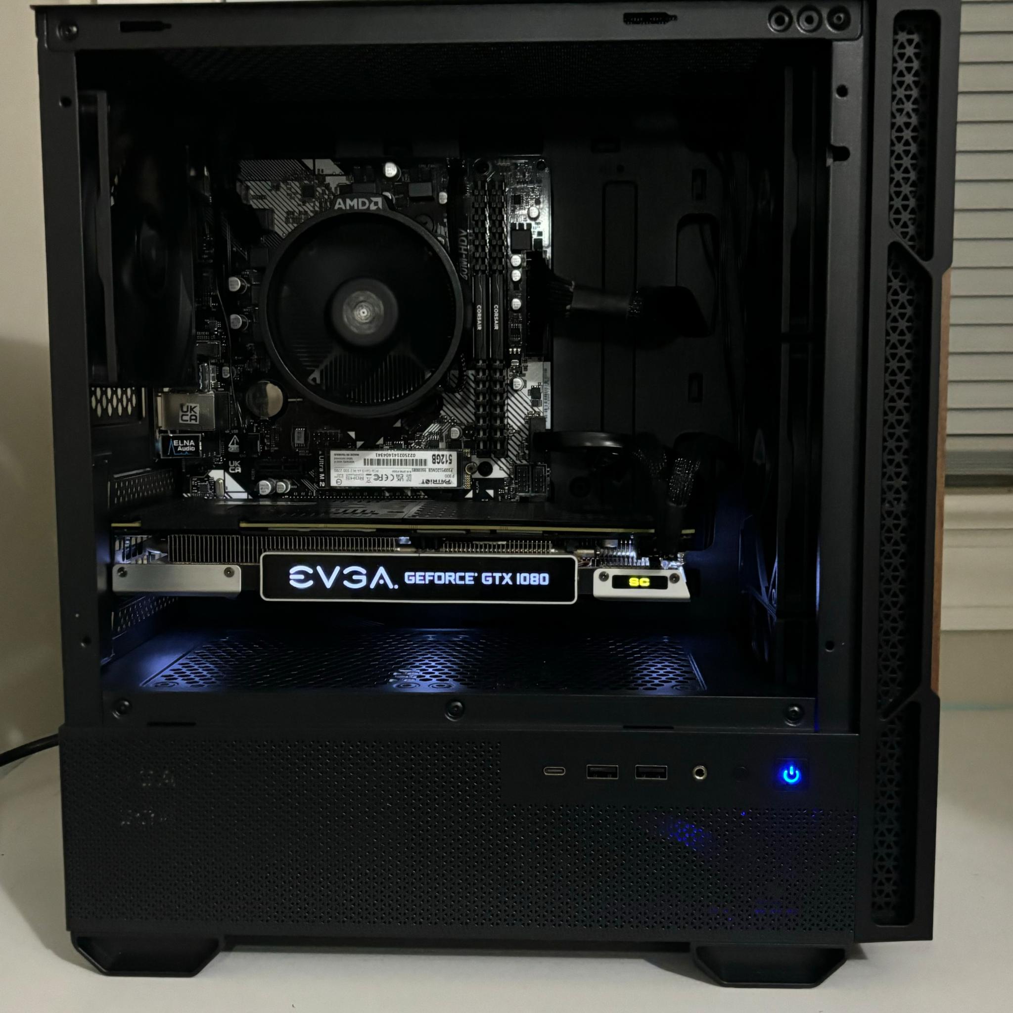 GTX 1080 | Ryzen 5 | 32GB RAM | NVMe