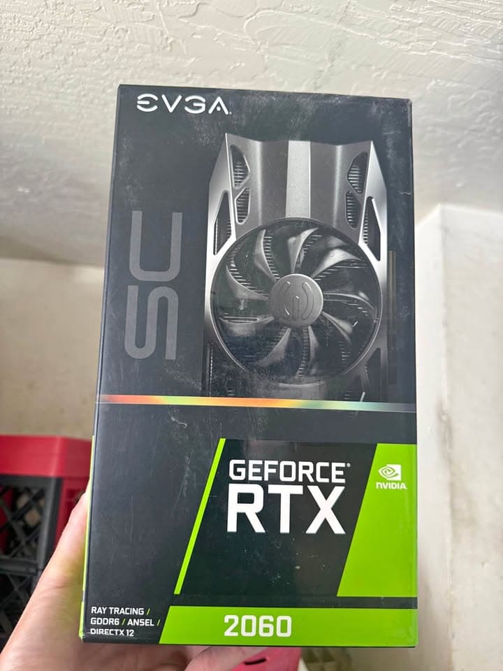 EVGA GeForce RTX 2060 SC Gaming Graphics Card 6GB GDDR6 – NEW In Box
