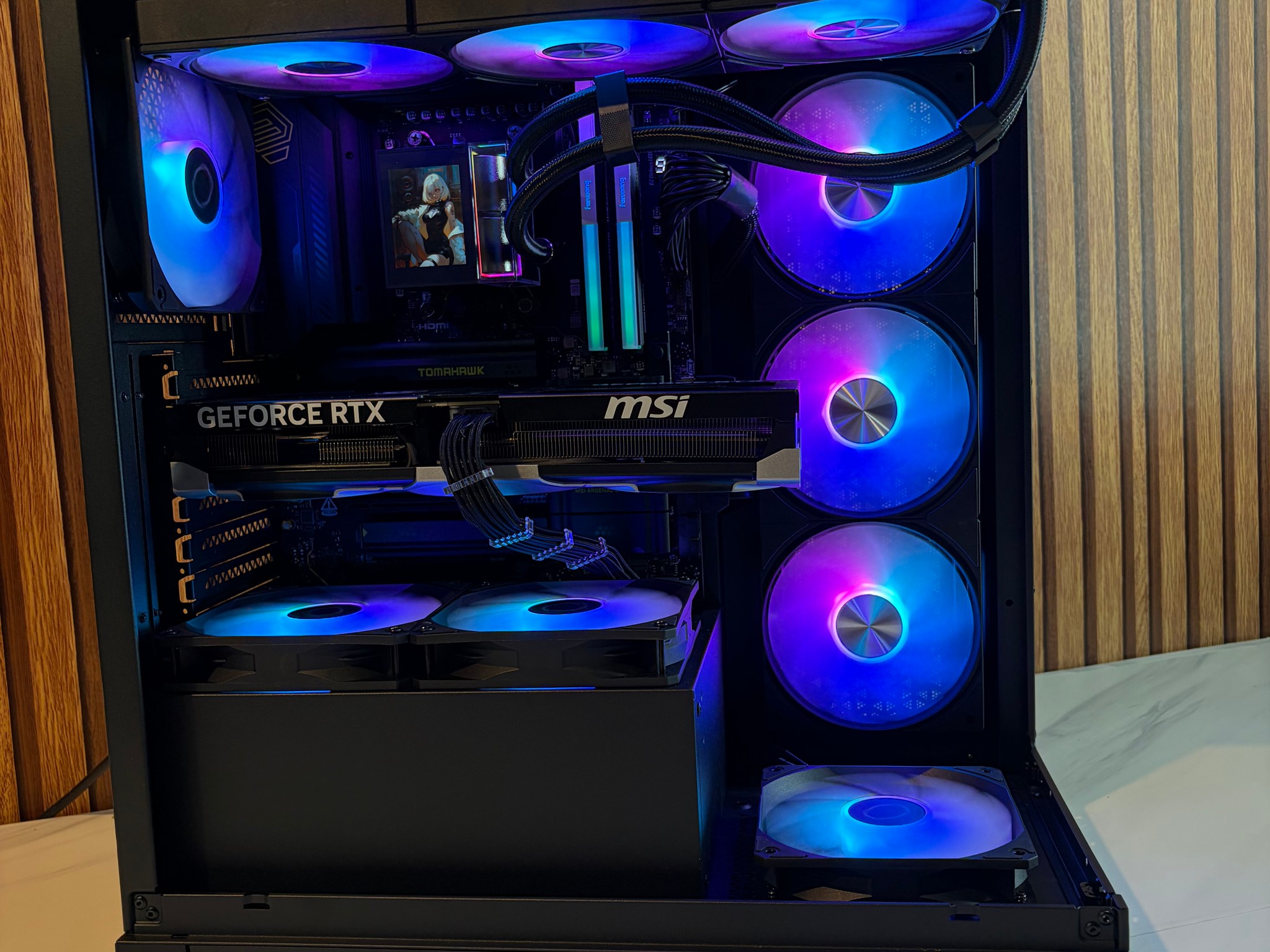 RTX 5080 | RYZEN 7 9800x3d | 48GB DDR5 7200MHZ | 2TB NVME | X870 MOTHERBOARD | 1300W
