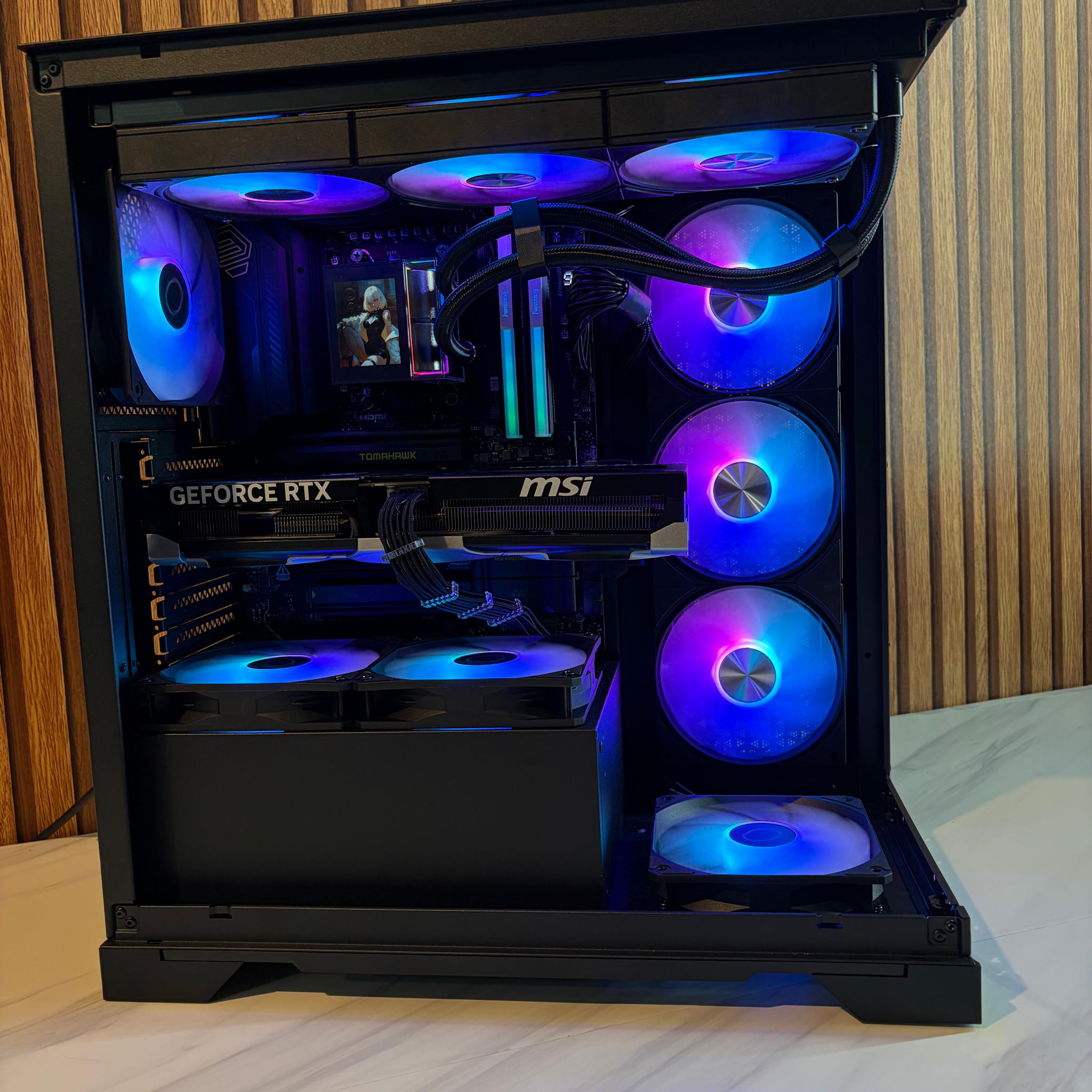 RTX 5080 | RYZEN 7 9800x3d | 48GB DDR5 7200MHZ | 2TB NVME | X870 MOTHERBOARD | 1300W