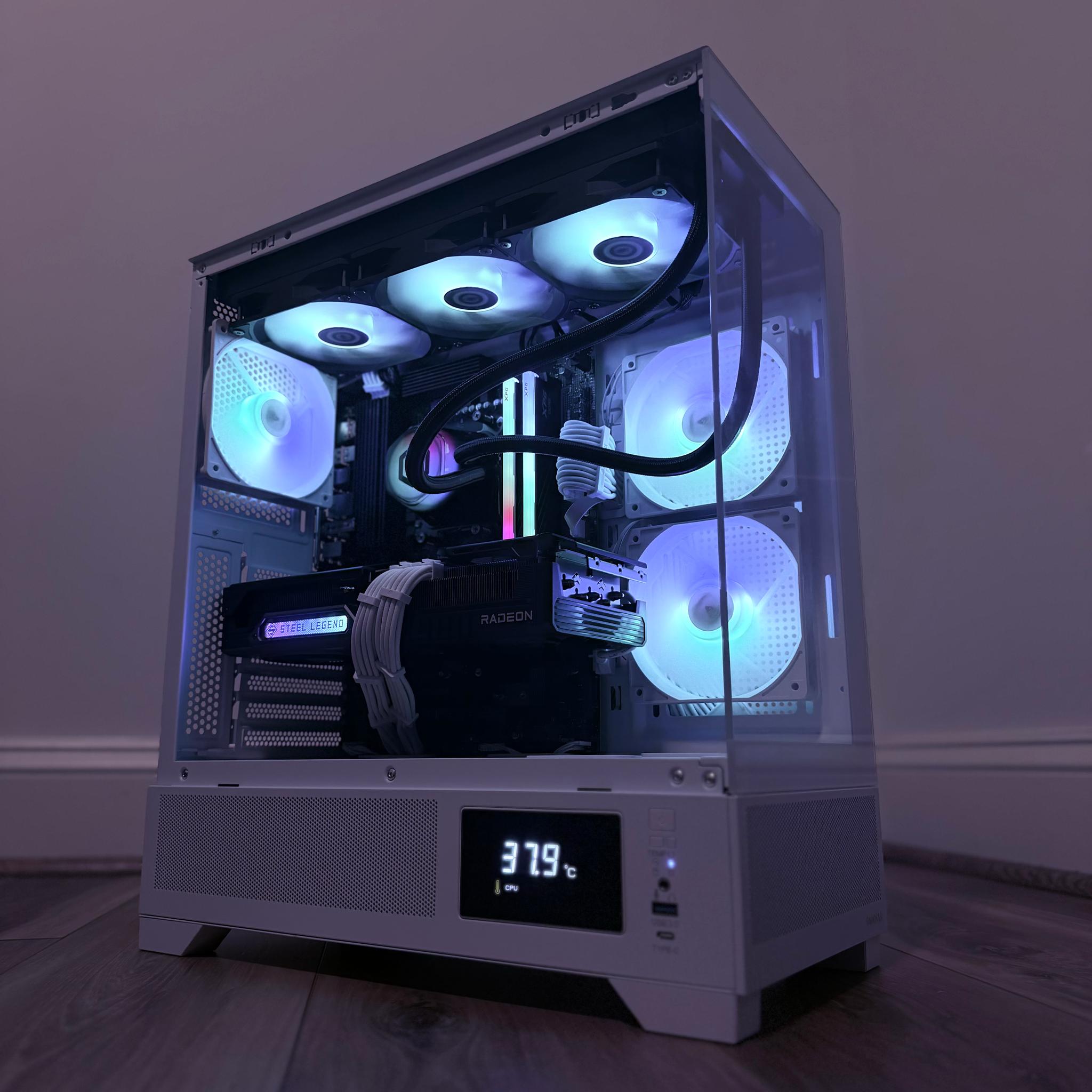 ❄️"Artic Pulse"❄️| 1440p/4k Gaming | 9070 XT 16gb| R7 7800x3D | 32GB DDR5 | 2tb SSD | WiFi