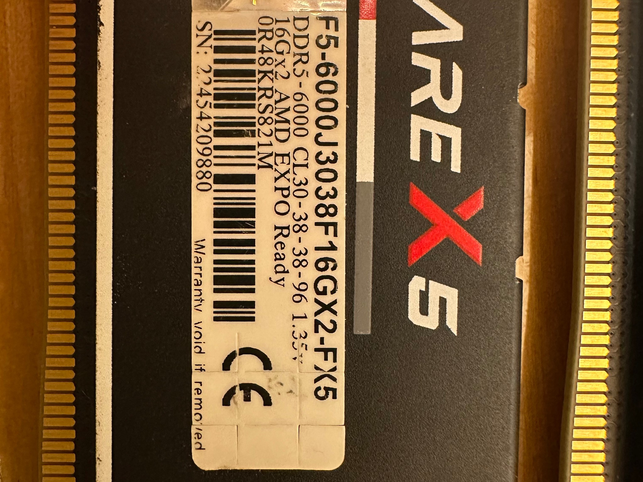 G.skill Flare X5 6000mhz CL30 32gb (2x16GB)
