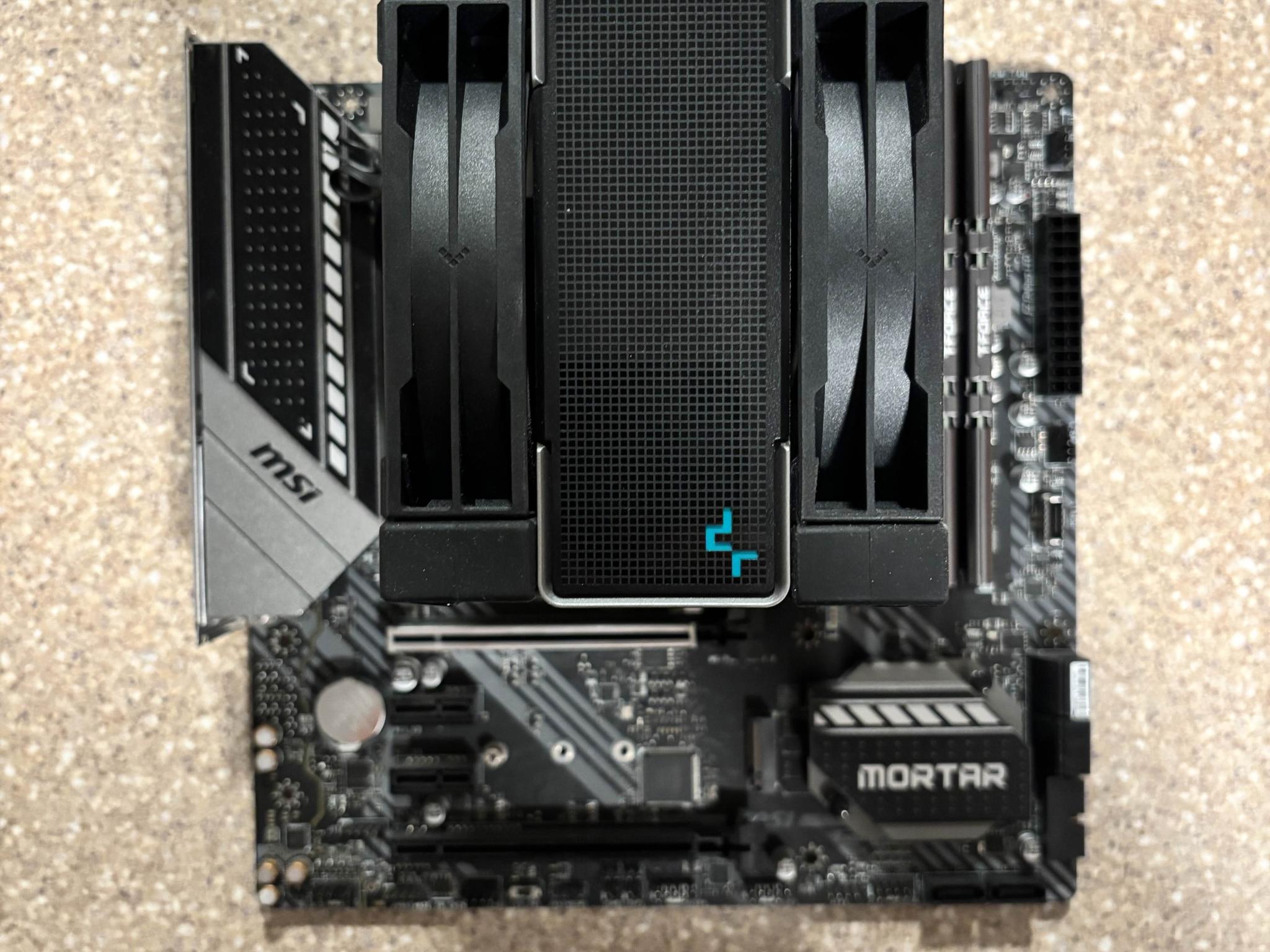 MSI Mag B550M Mortar Micro-ATX Board, Ryzen 7 5700X 8 Core 16 Thread CPU, 48GB TeamGroup 3200Mhz RAM
