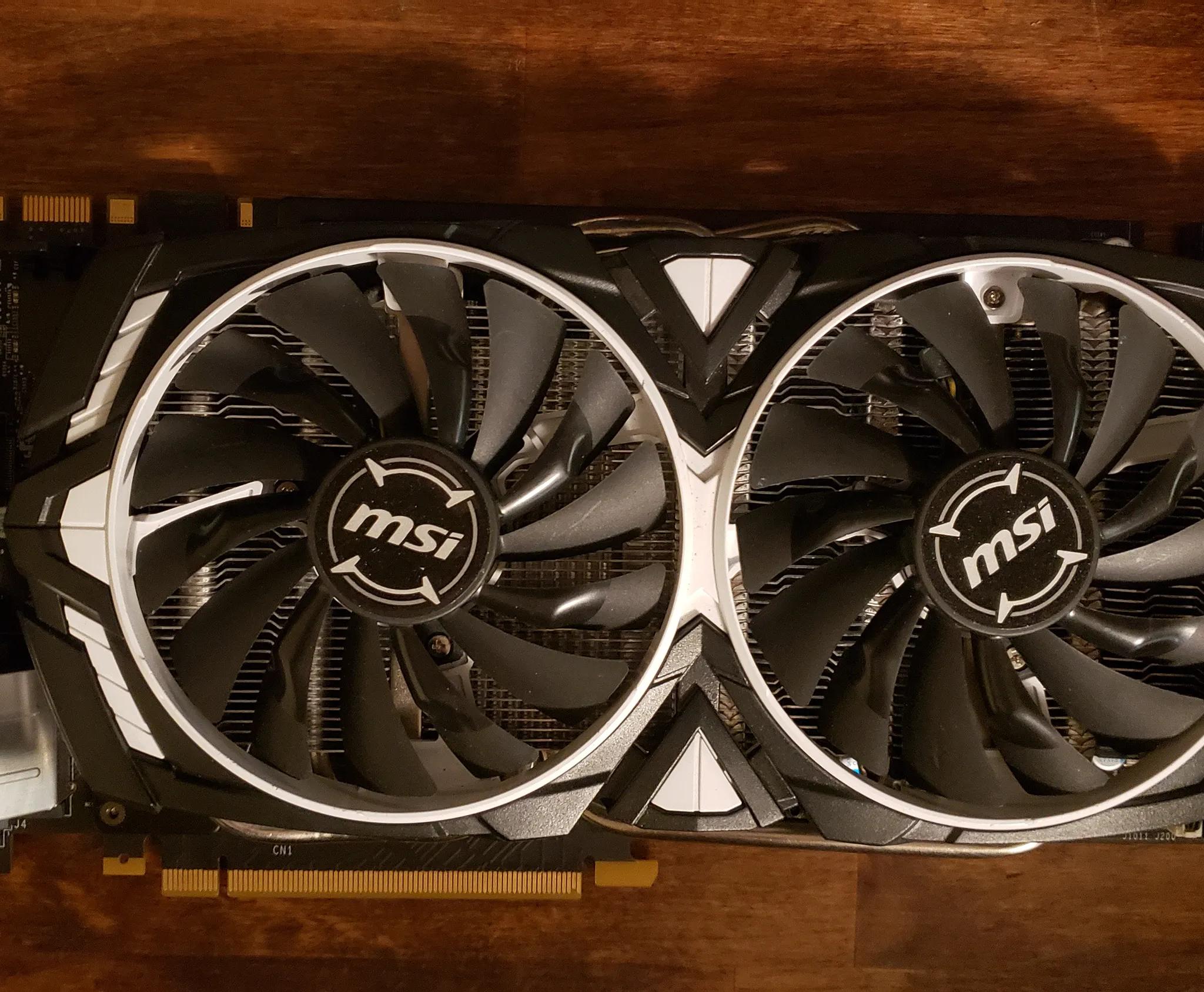 MSi GTX 1070 Armor 8G OC graphics card