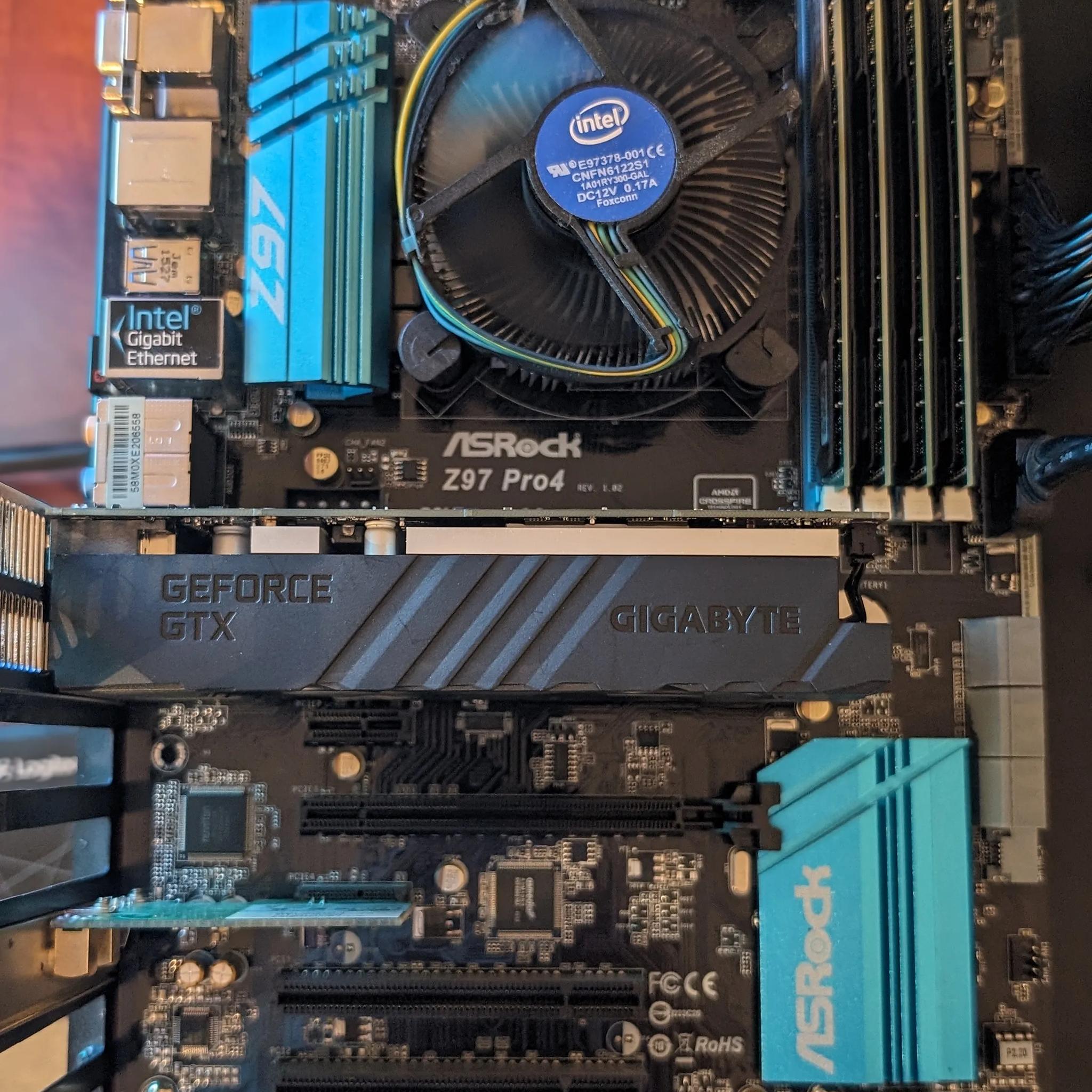 Combo: Motherboard/CPU/Memory - Intel Xeon Processor E3-1231 v3 - Asrock Z97 Pro4 - Crucial 32gb Mem