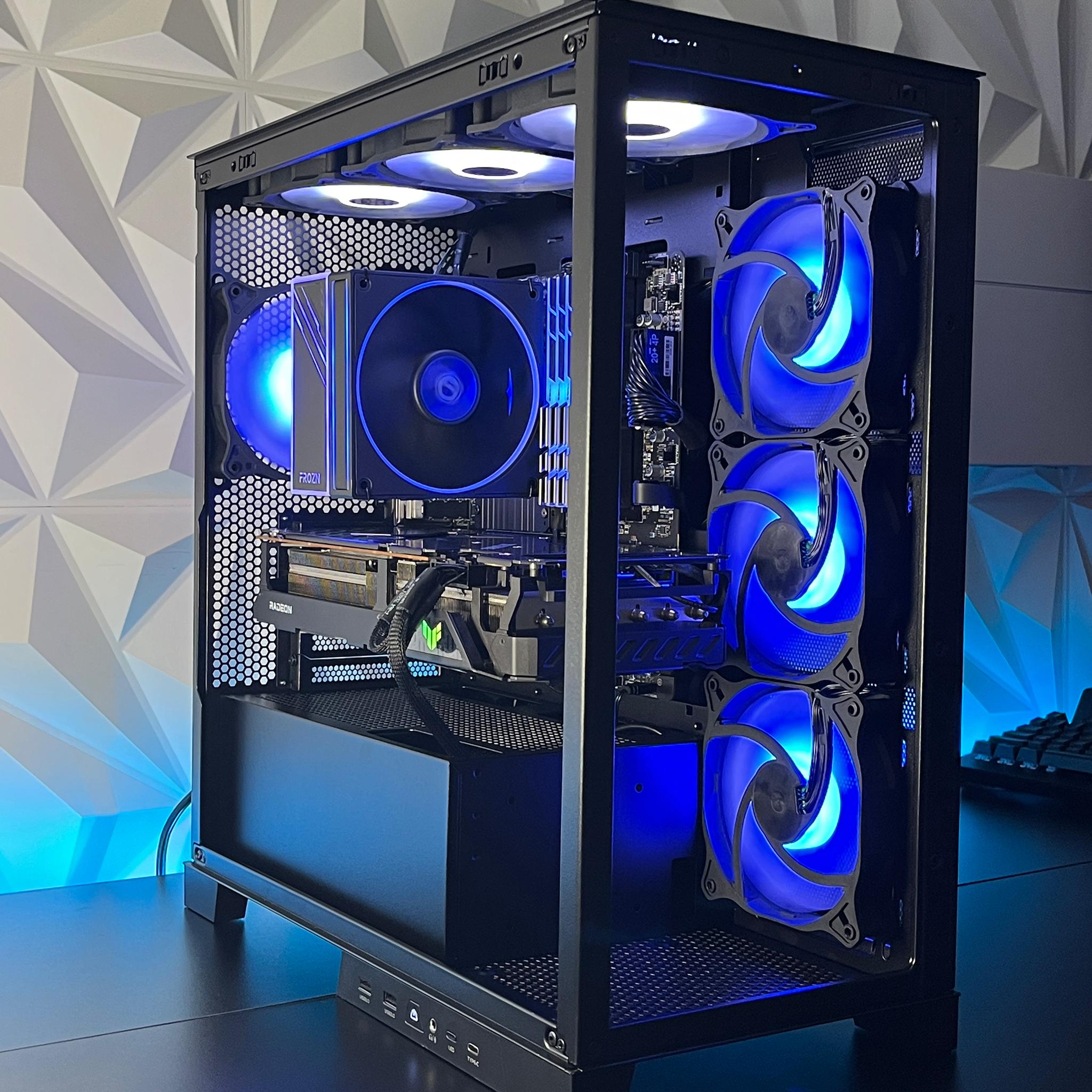 TUF RX 6800 16GB, Ryzen 7 5800X, 32GB 3600MHz | Black RGB Gaming Computer/PC