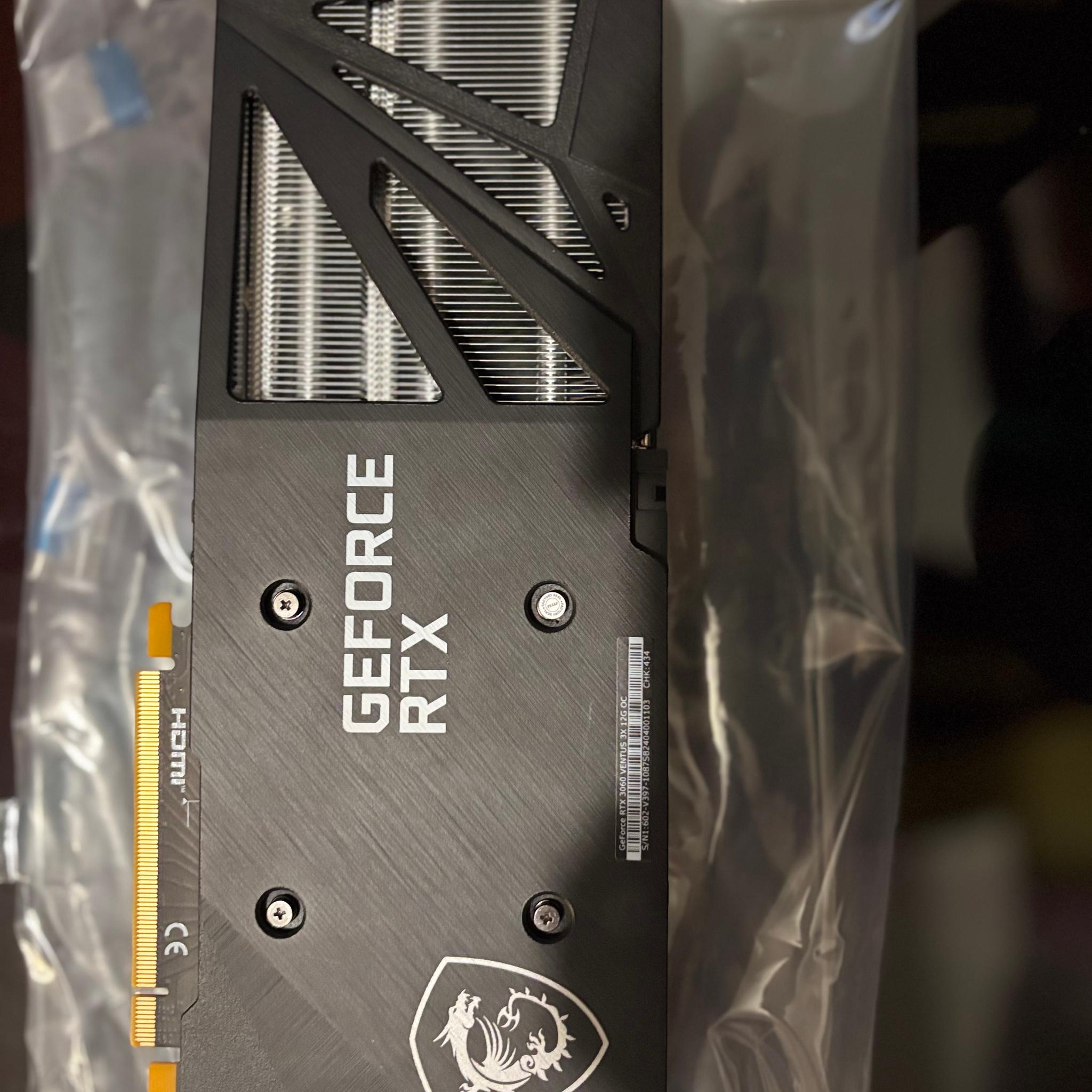 MSI RTX 3060 12G VENTUS X3 OC