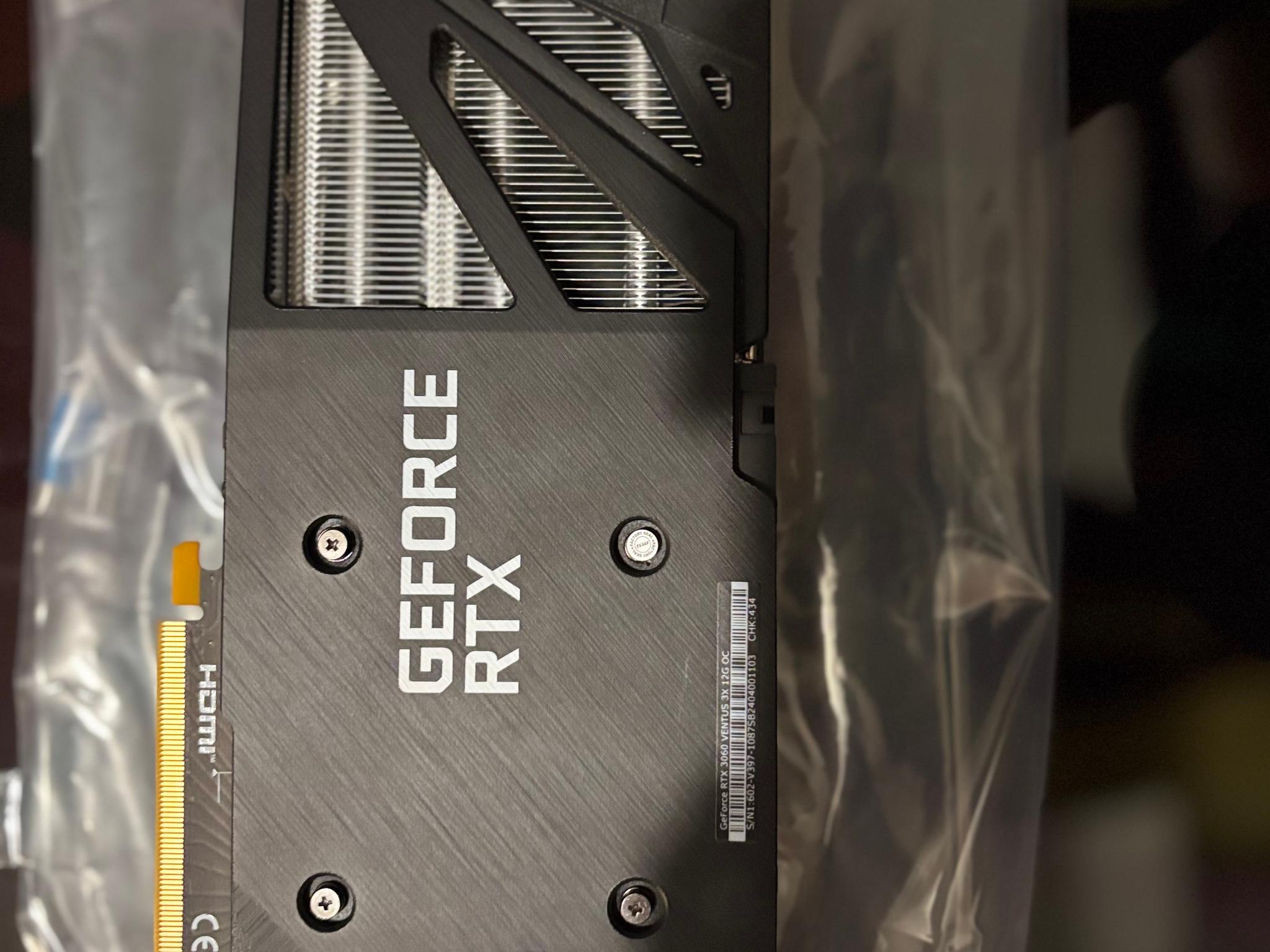 MSI RTX 3060 12G VENTUS X3 OC