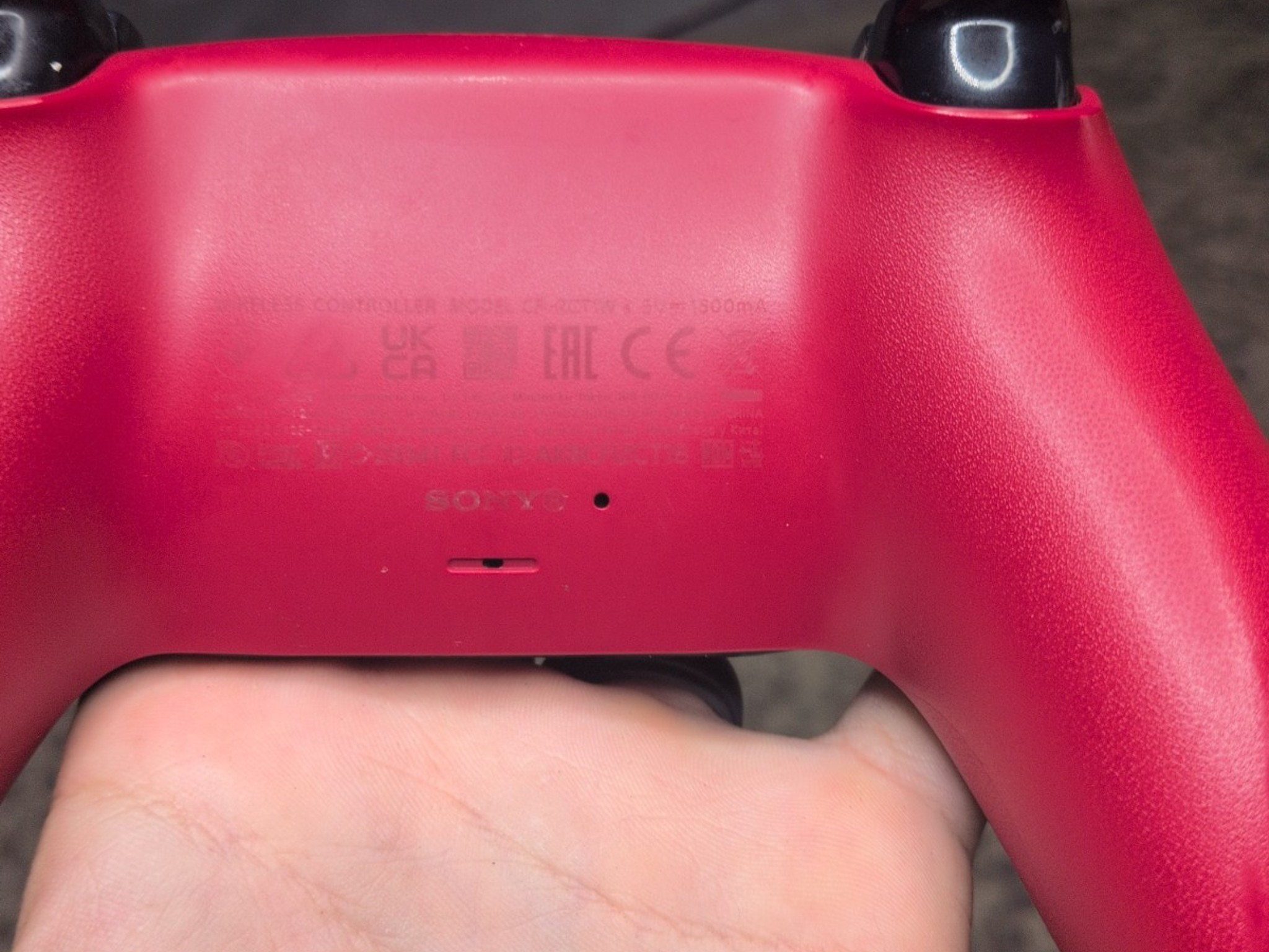 PlayStation 5 DualSense Wireless Controller- Volcanic Red Ksilver TMR JOYSTICKS