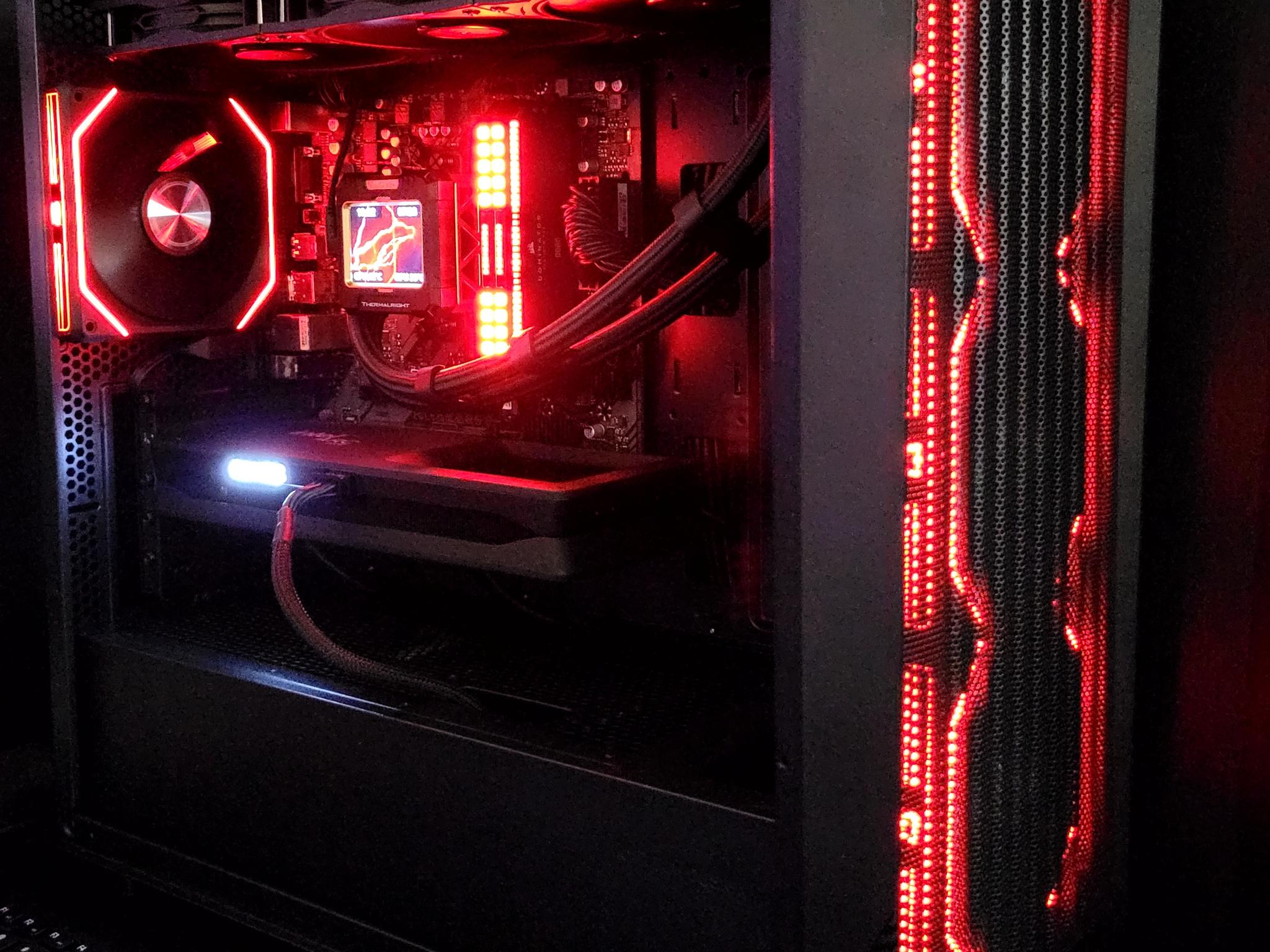 🖤🔥 Fiery Blackout MicroATX • Arc B550 LE• Benchmark-Tuned & Silent