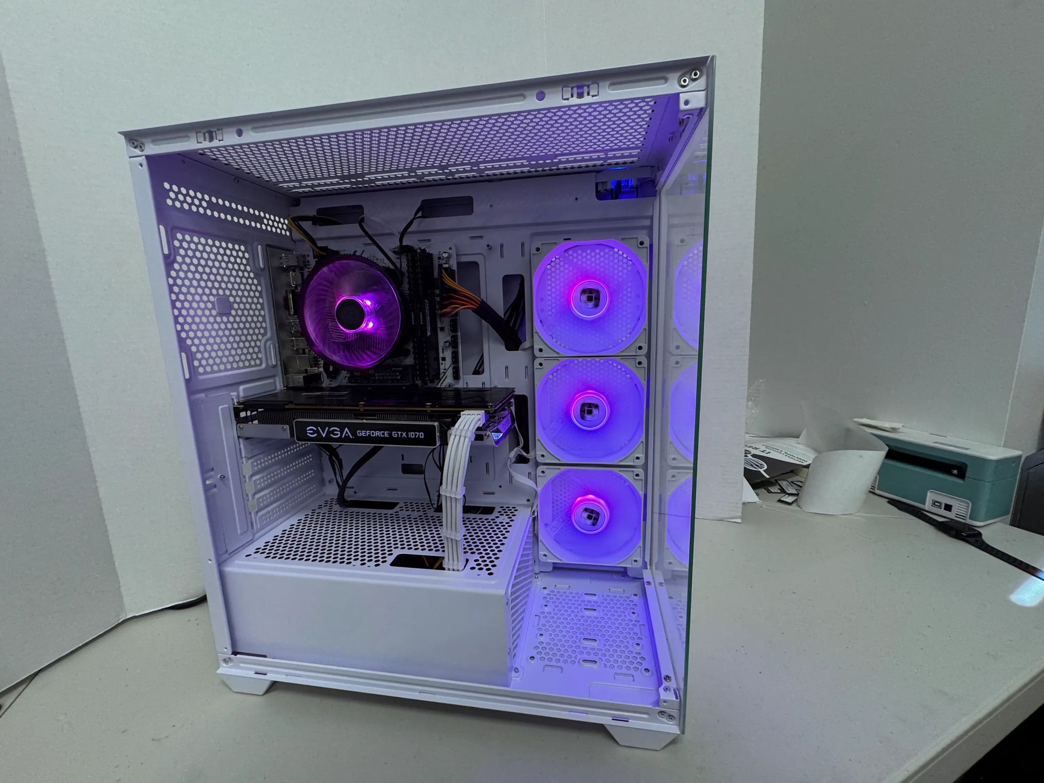 ⚪️ Clean White GTX 1070 8Gb + Ryzen 3 Gaming PC | 16GB RAM | 500GB M.2 SSD | Ready for Gaming 🎮