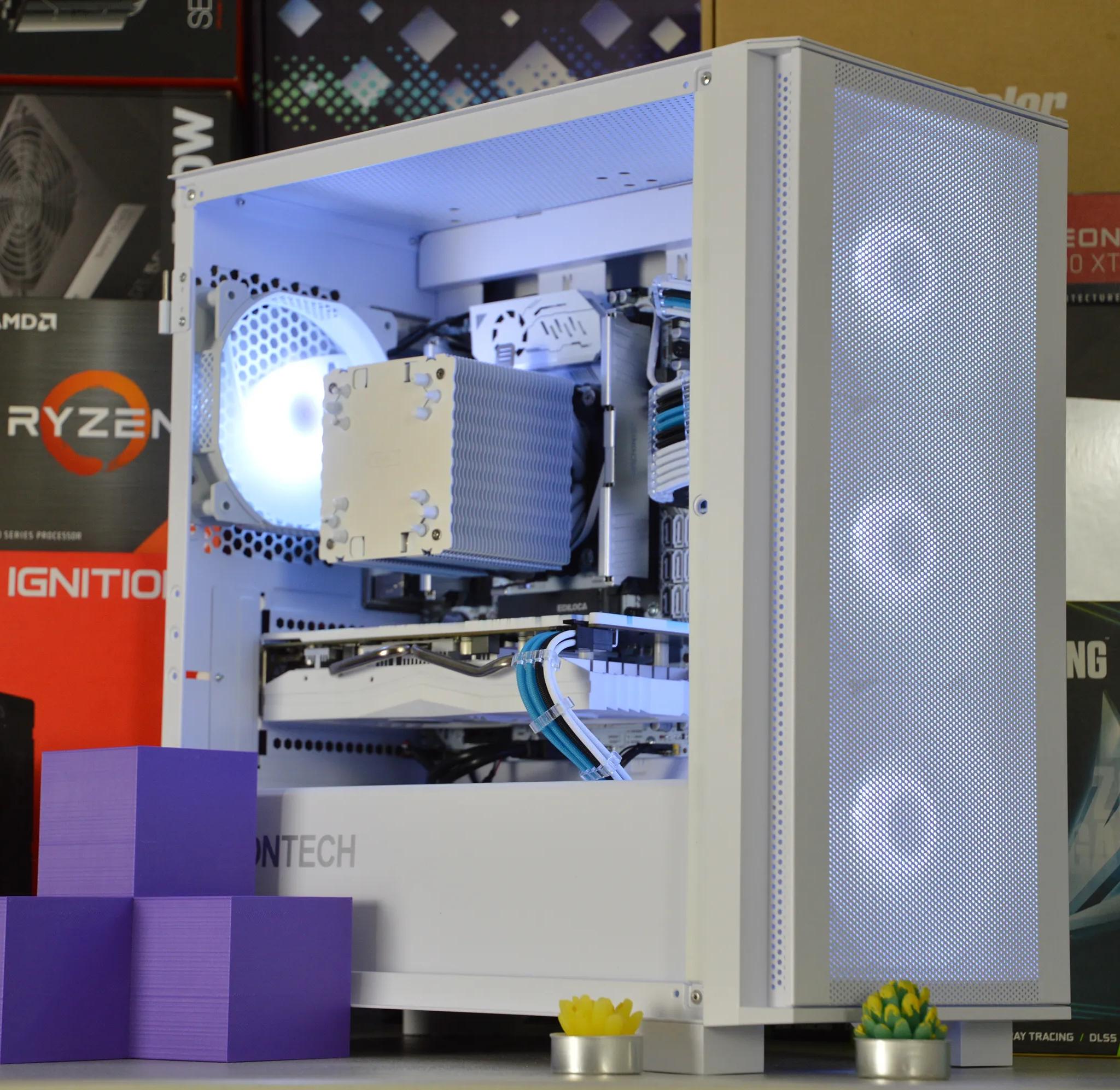 🧊❄️| RX 580 8GB | INTEL XEON E5 2670 V3 | 16GB ECC DDR4 RAM | 1TB NVME SSD | Icy Blizzard |