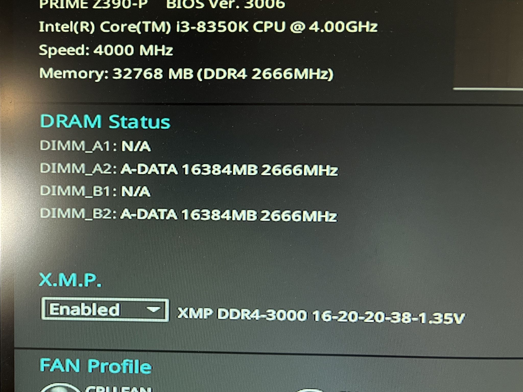 XPG GAMMIX D10 32GB (2x16GB) DDR4 RAM 3000MHz (AX4U32000716G16A-BB10)