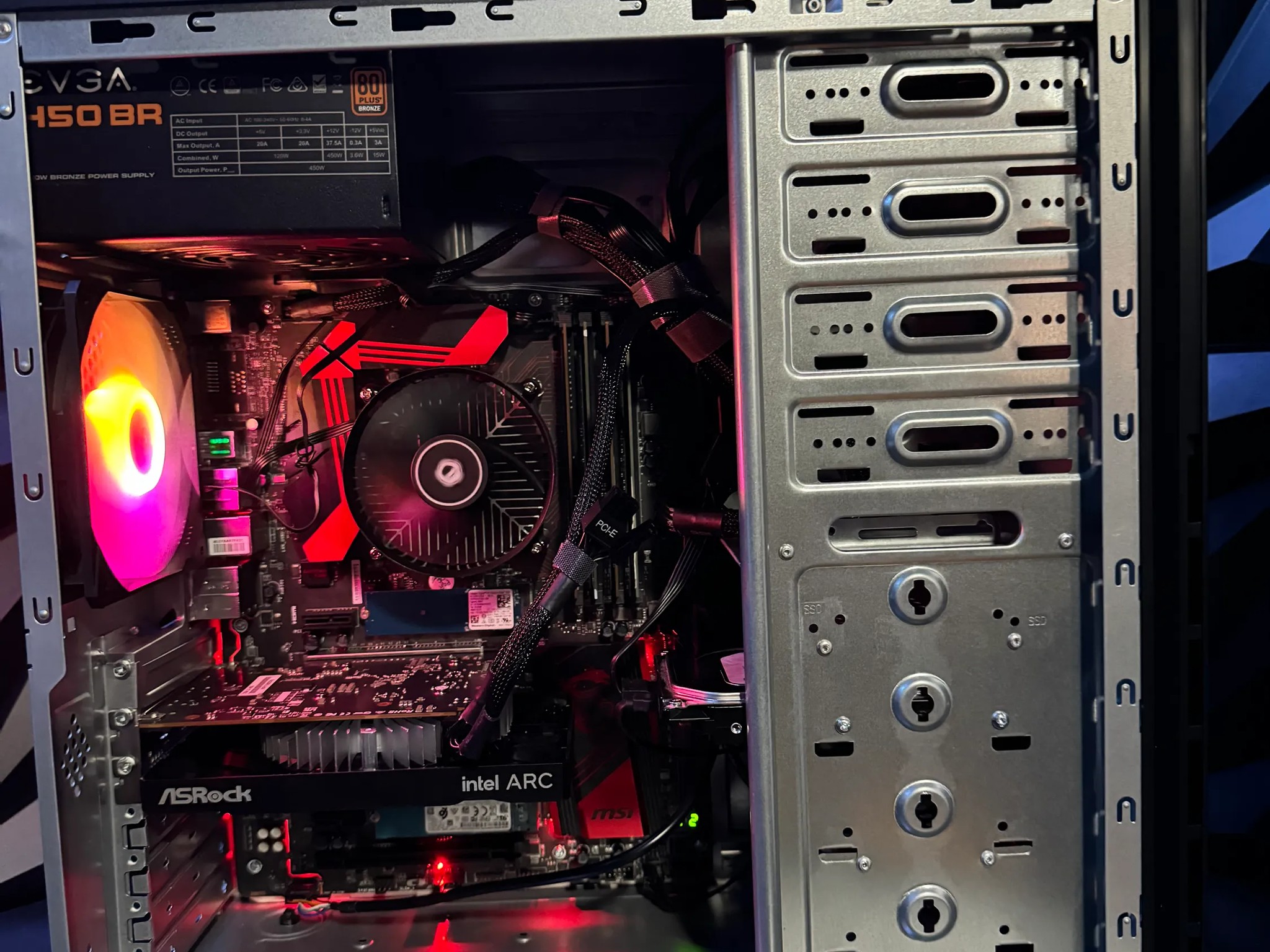 𖥔Black Budget Bomber𖥔 i5 6500|Intel Arc 380 | 16 GB DDR4 𖥔 Tusker Build 6580