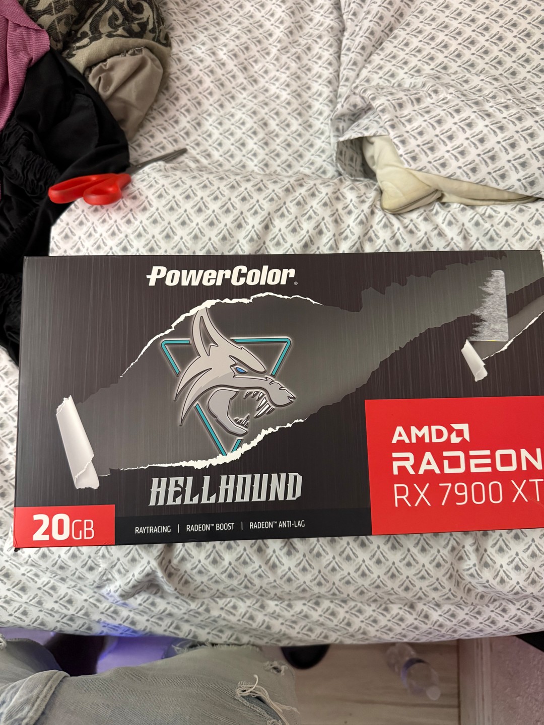 PowerColor AMD Radeon RX 7900 XT Hellhound Overclocked Triple Fan 20GB ...