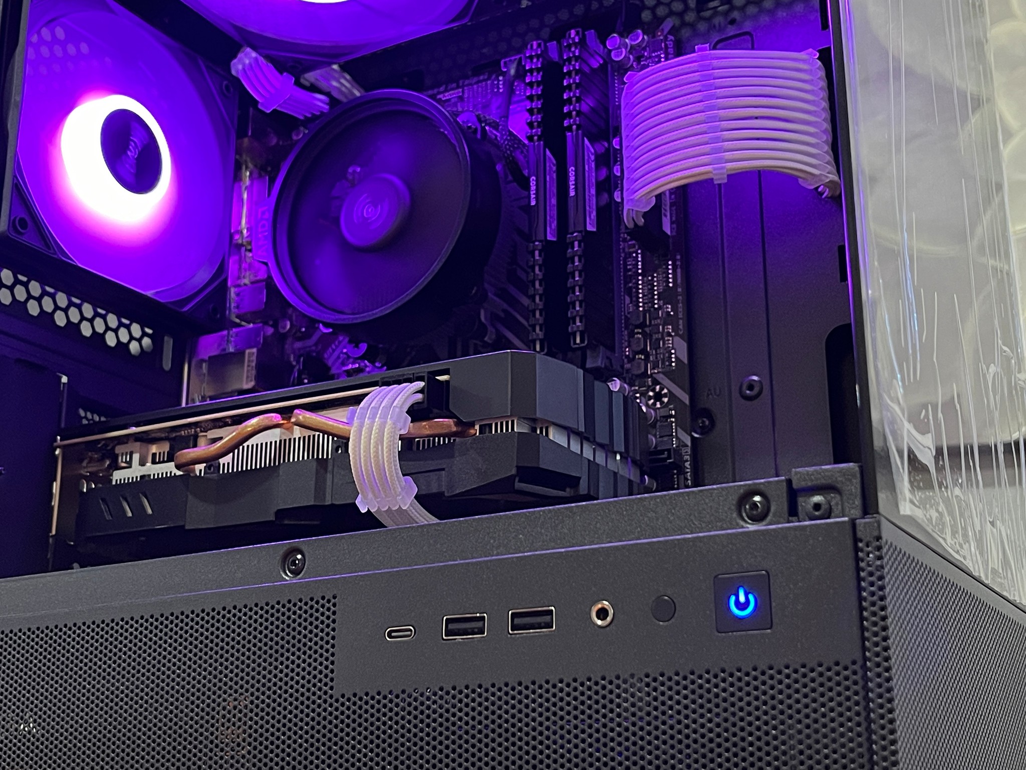 RX 580 8GB, Ryzen 7 2700X, 16GB RAM | Black RGB Gaming Computer/PC