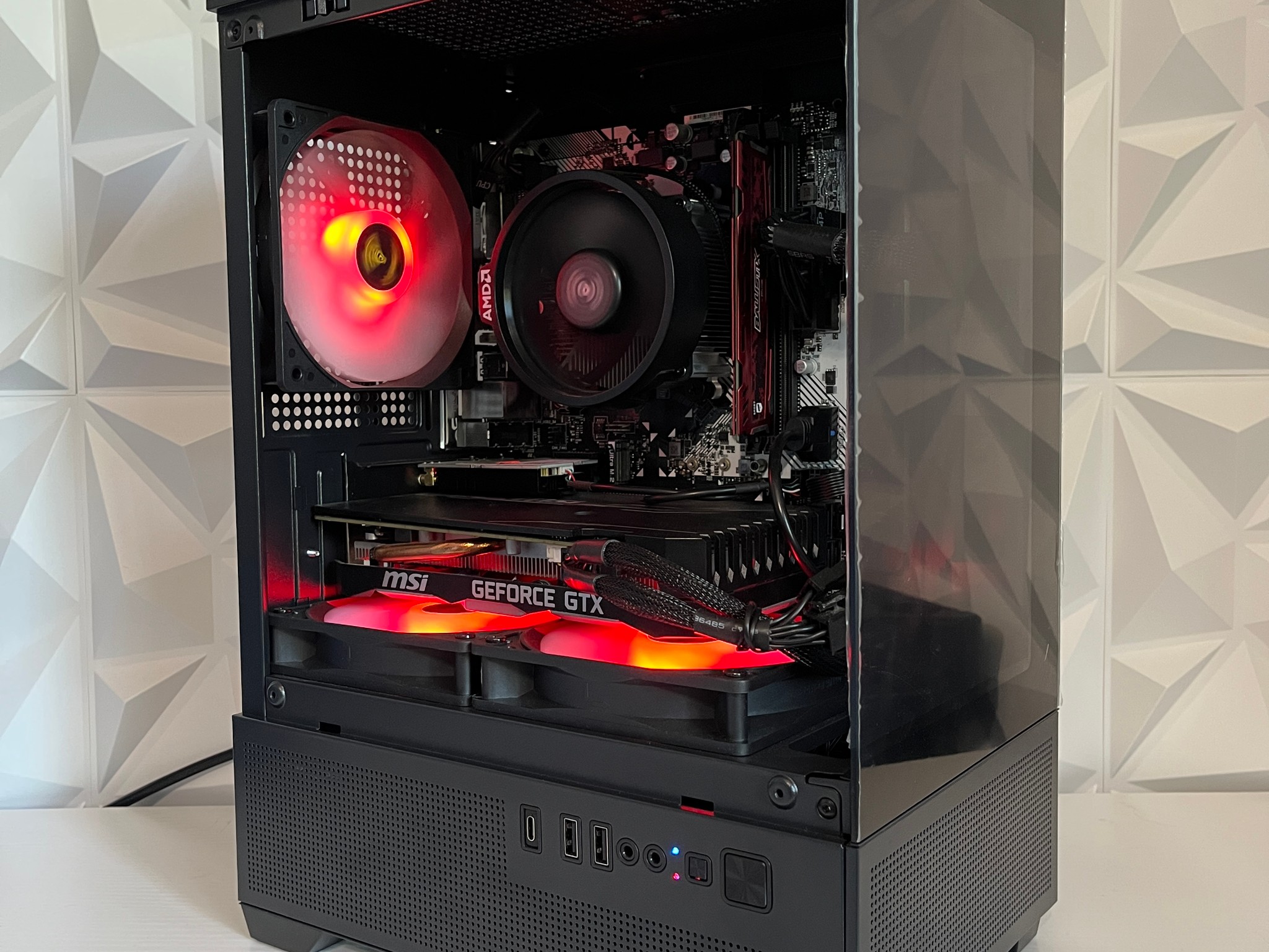 GTX 1660 6GB, Ryzen 5 2600, 8GB RAM | Black RGB Gaming Computer/PC