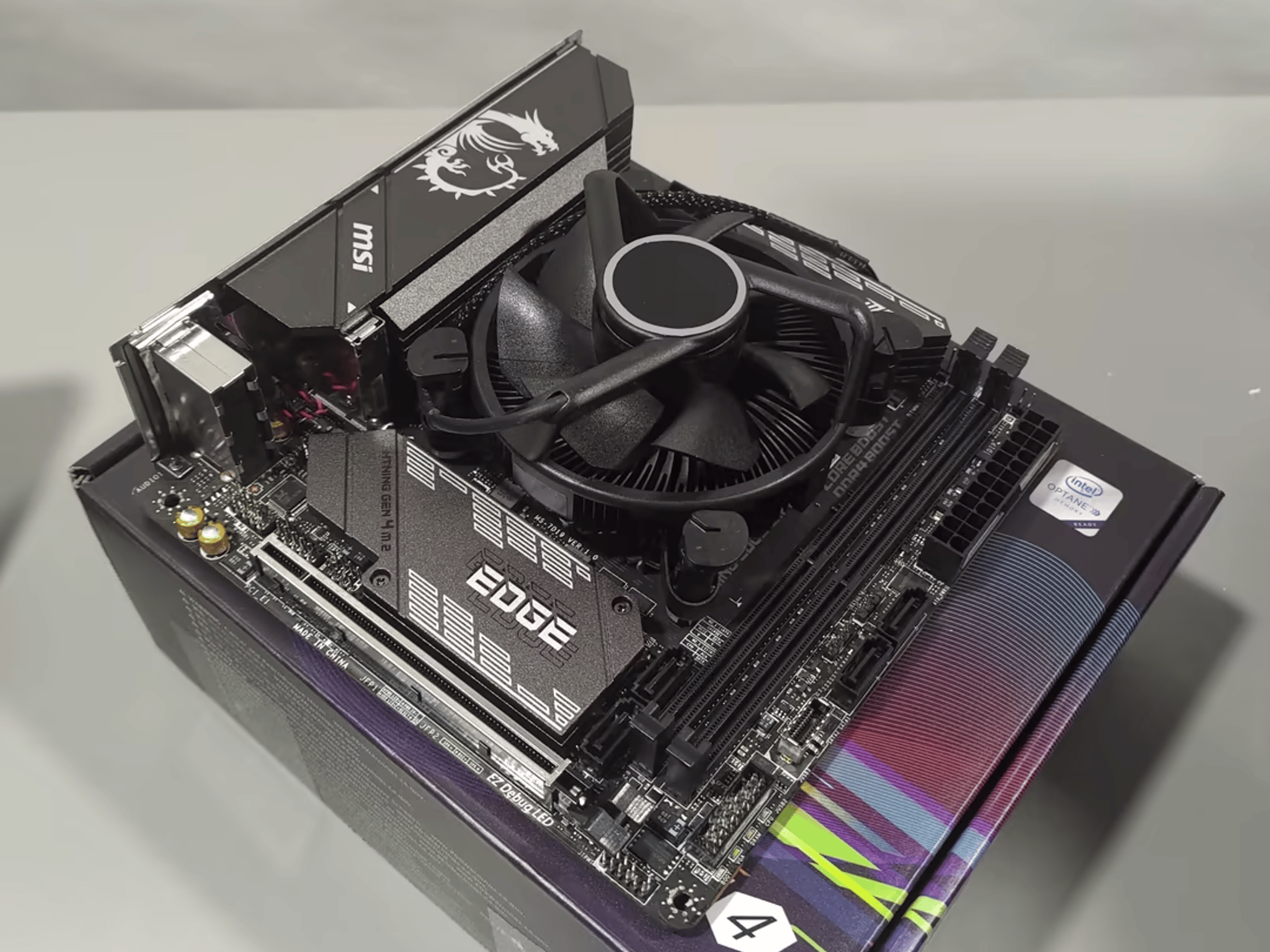 ITX combo (Intel core i3 10100, Msi b560i gaming edge wifi itx Mobo, 512gb wd sn530 nvme)