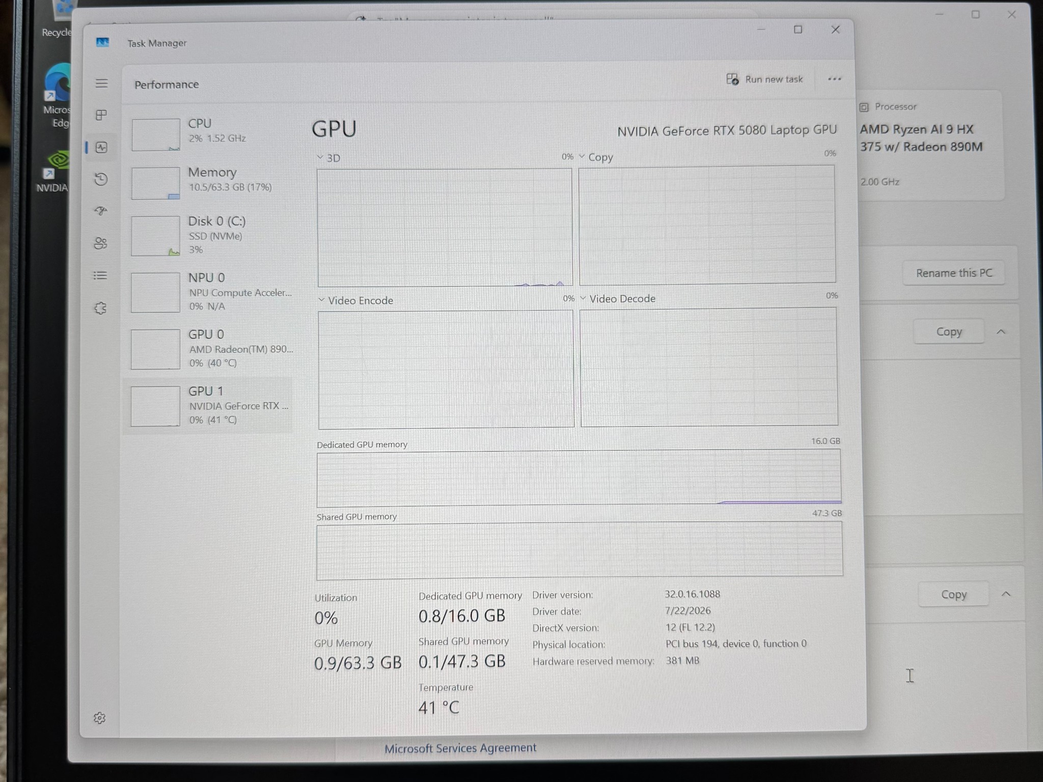 Rtx 5080 / Ryzen 9 / 64GB DDR5 / 1TB SSD / 240Hz Screen / 2026 model / gaming laptop