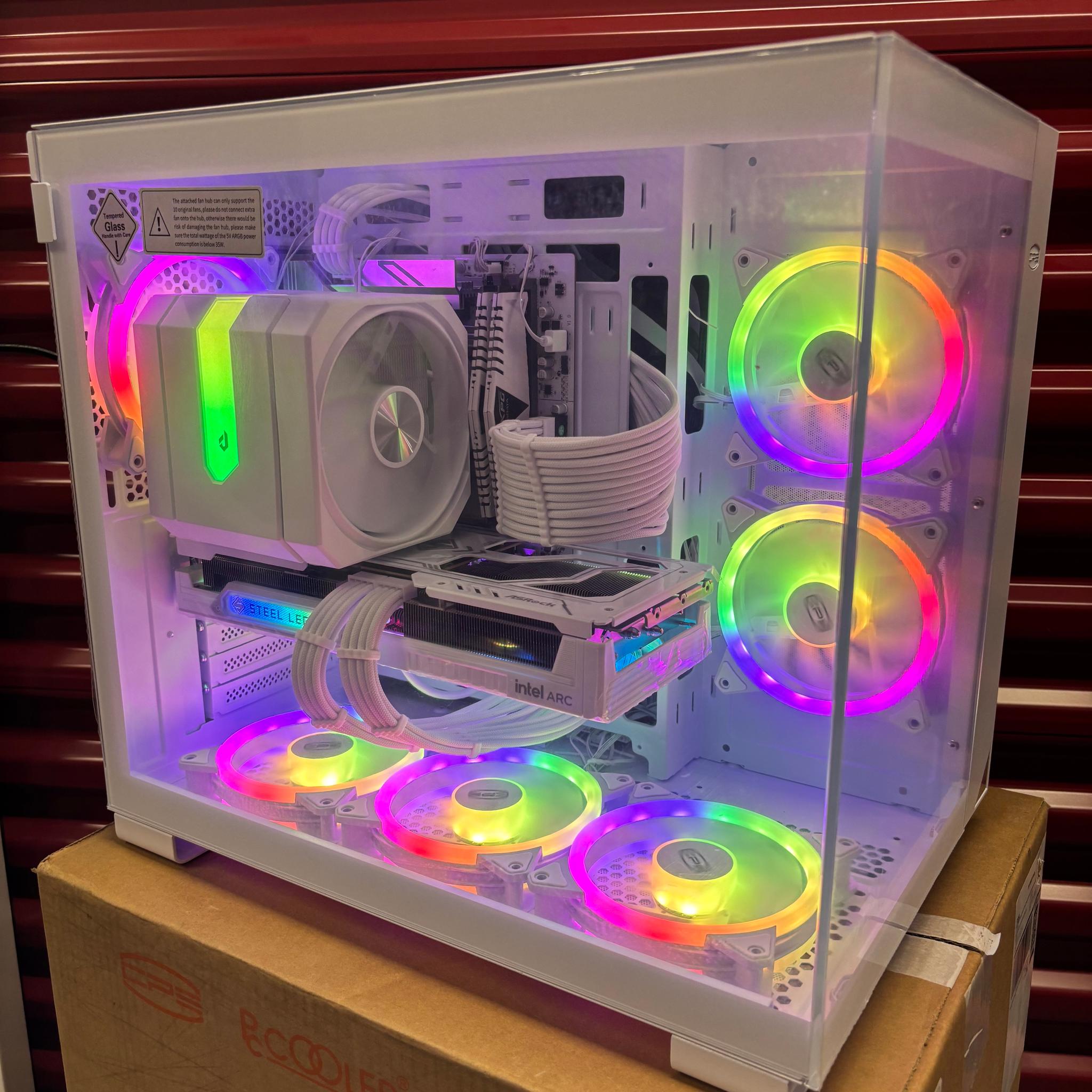 1080p All White Machine