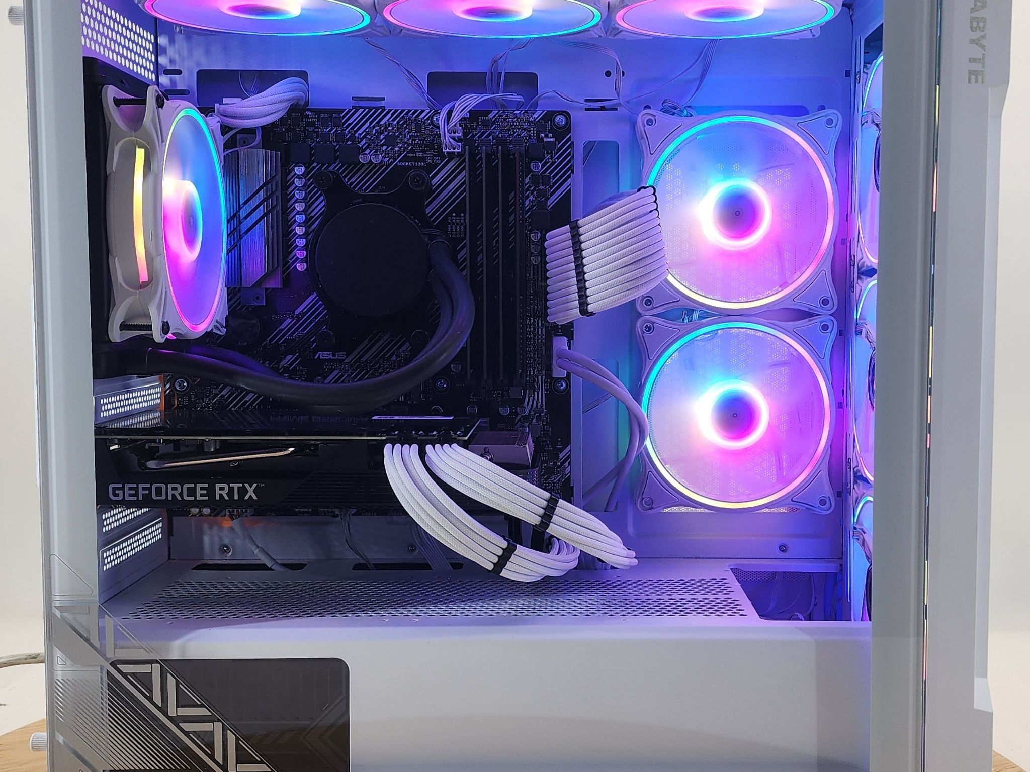 Gaming PC Ryzen 7 5700X 16GB RAM 240GB SSD + 500GB HDD RTX 3060 Ti 8GB Win11 PC