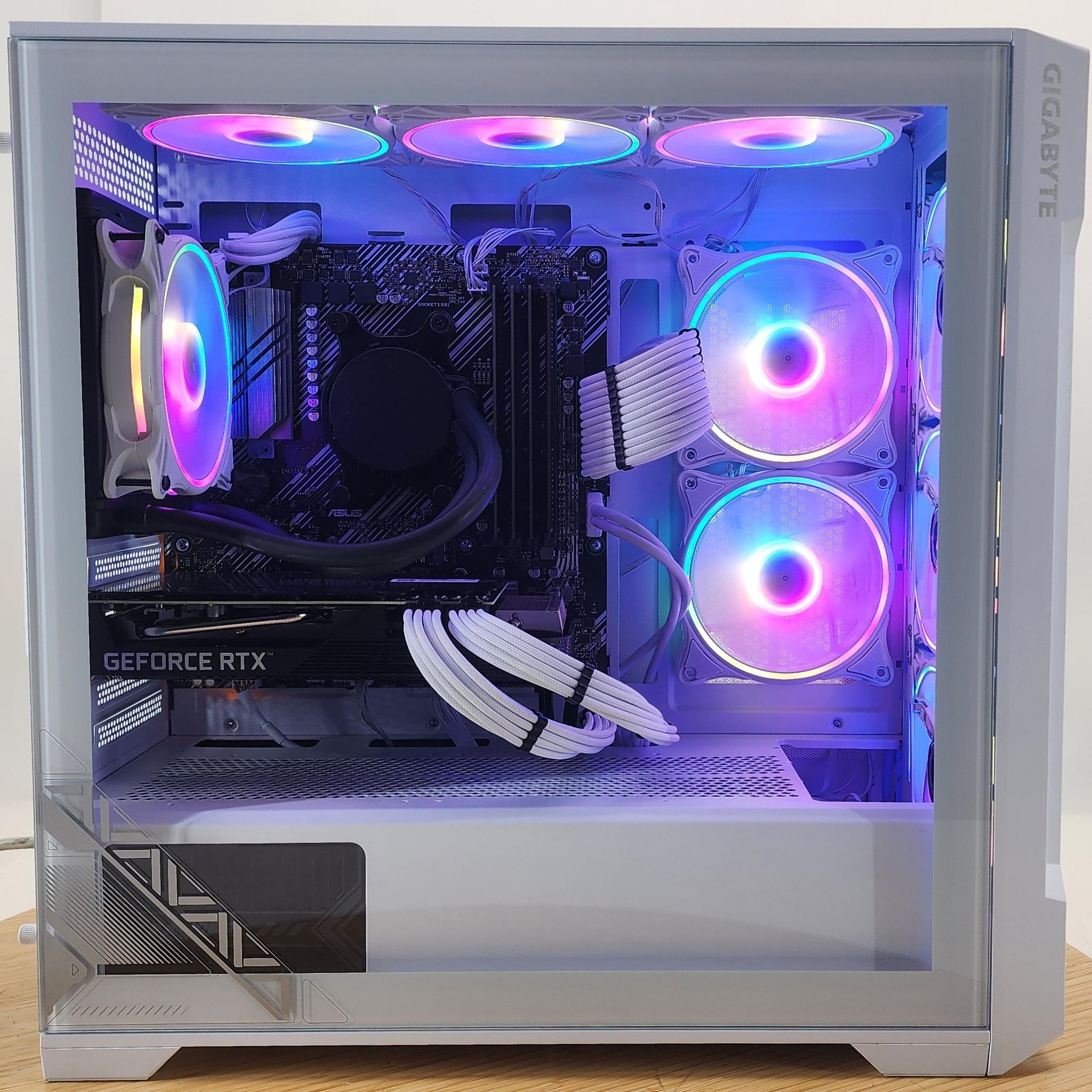 Gaming PC Ryzen 7 5700X 16GB RAM 240GB SSD + 500GB HDD RTX 3060 Ti 8GB Win11 PC