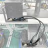 JMT PCIe 4.0 X16 To X8/X8 MCIO Bifurcation Adapter Card (50cm)