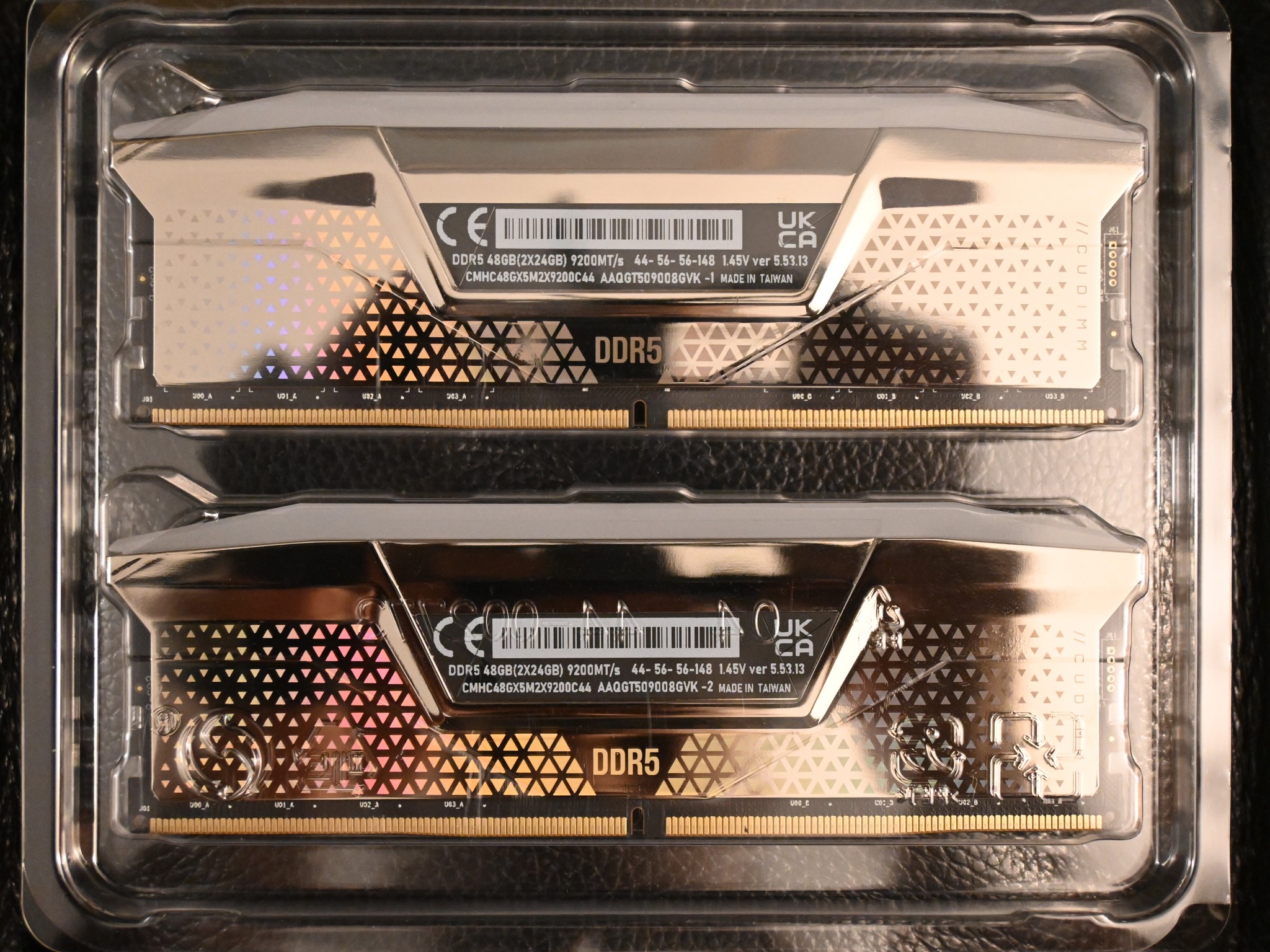 CORSAIR Vengeance RGB 9200MT/s CUDIMM 48GB (2x24GB) DDR5 Memory