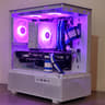 White + Blue Gaming PC | GTX 1070 | i5 8400 | 16GB | 512GB | ARGB | Wi-Fi + BT