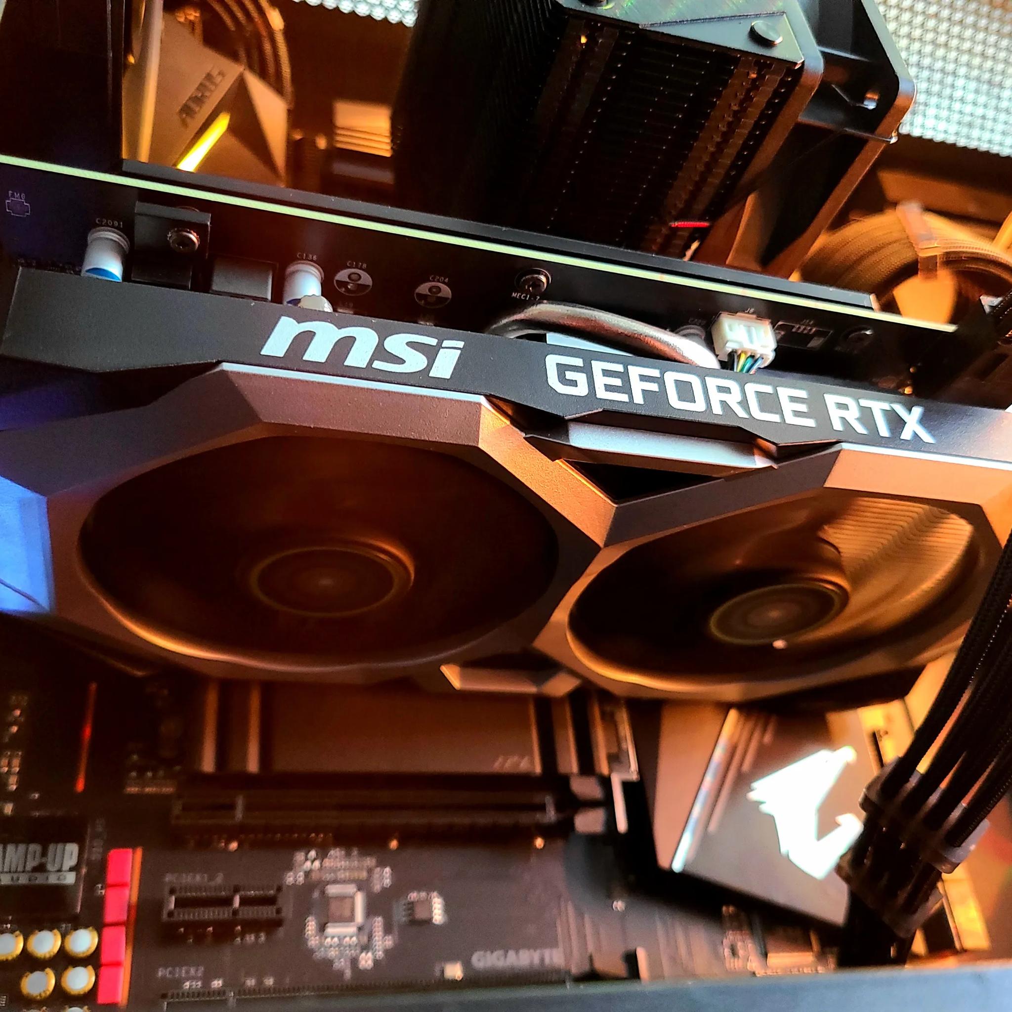 Nvidia RTX 2070 8 GB GPU | AMD Ryzen 5 5600 6-Core CPU | 32 GB Ram | 1 TB SSD