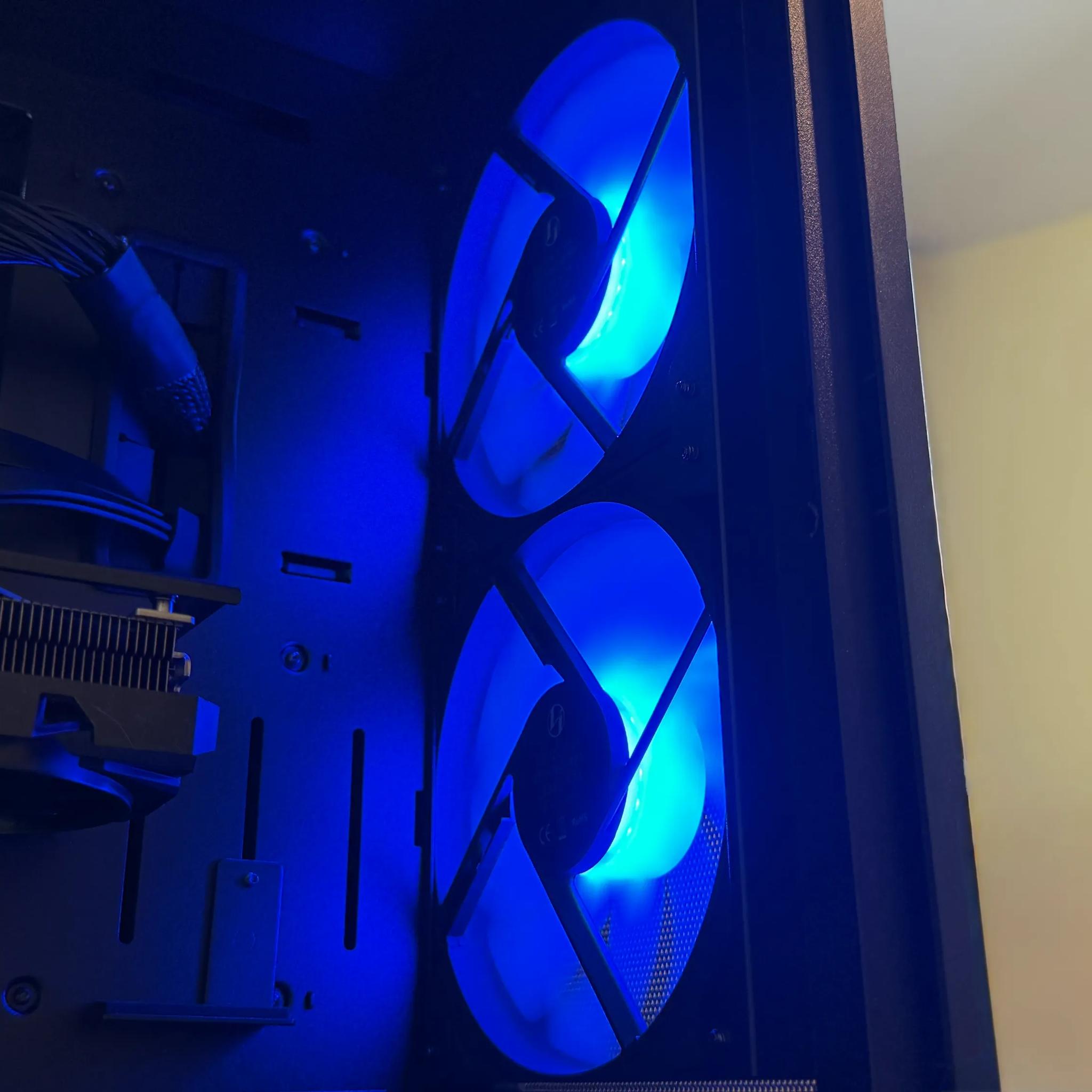 1080p & 1440p Gaming PC - The Blue Sentinel | 4060 TI | 7800X3D | 32GB RAM | 2TB NVME | 850W Gold