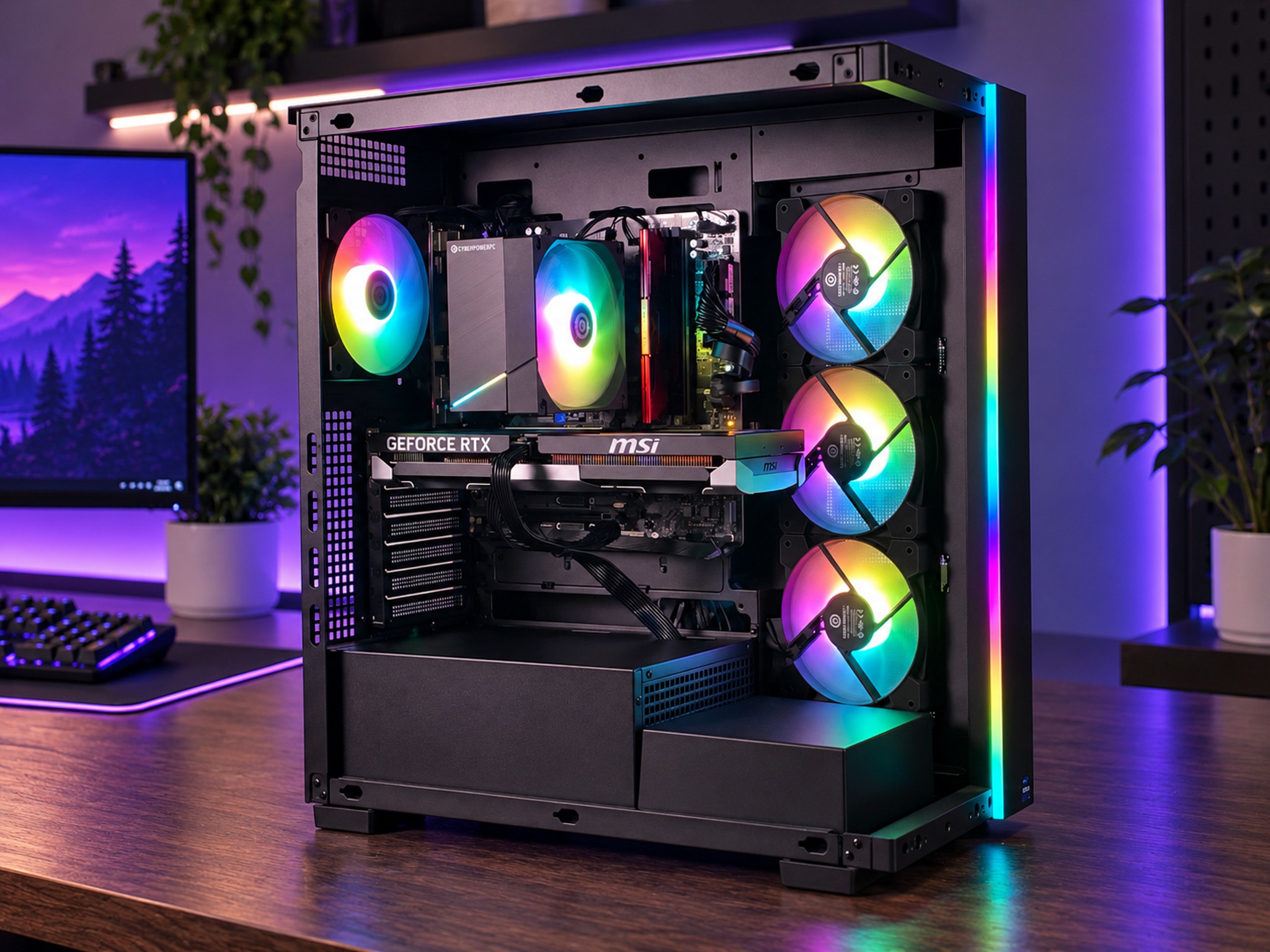 🌟 SPECTRAL V2 Gaming PC | RTX 5060 | i5-14400F | 16GB RAM | 1TB NVME | WiFi & BT | FREE SHIPPING