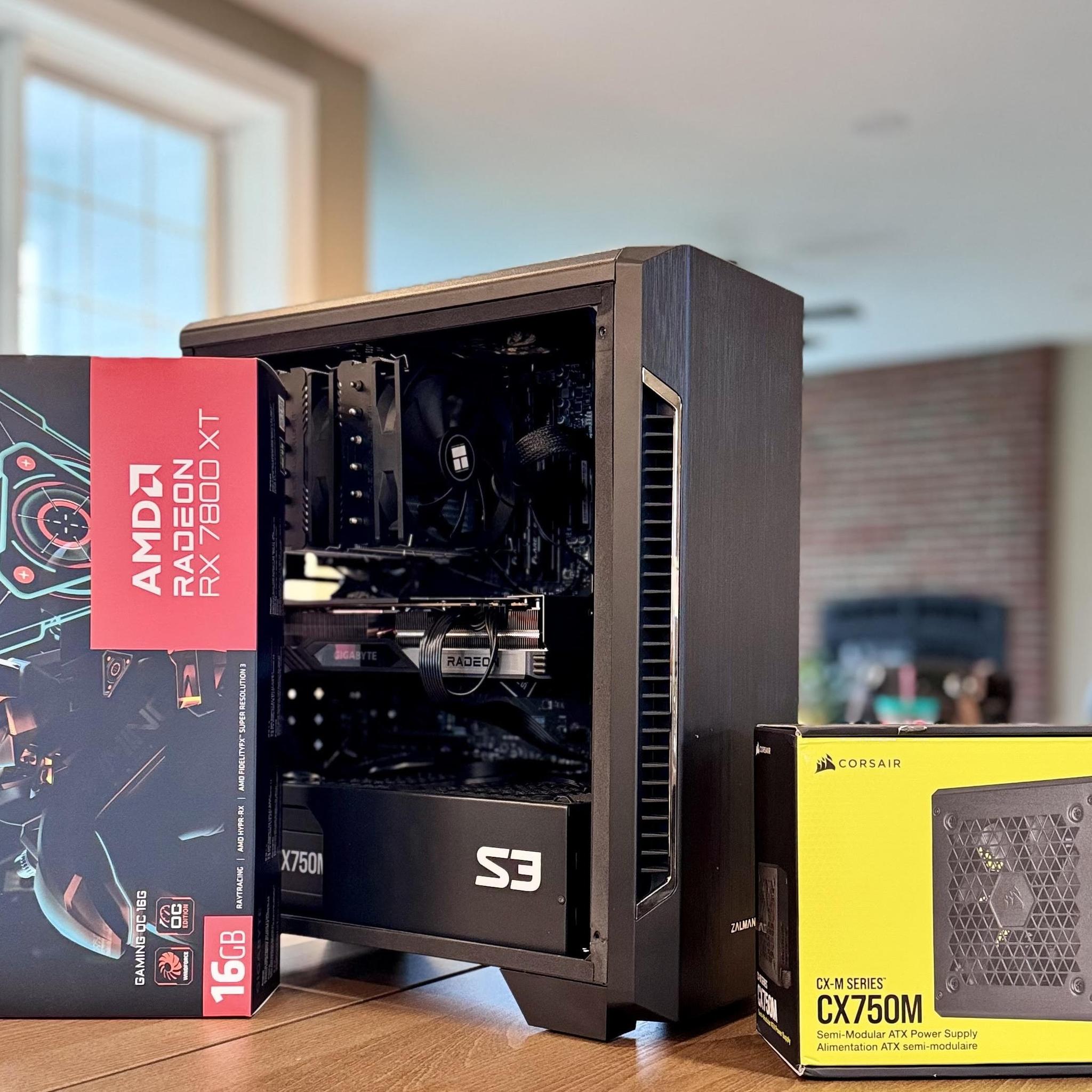 4K Gaming PC | Radeon RX 7800XT, Ryzen 7 7700X, 32GB DDR5 RAM, 1TB SSD