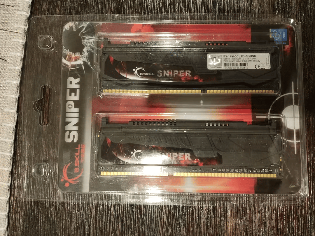 G.Skill Sniper 2x4gb DDR3 1866mhz Memory Kit