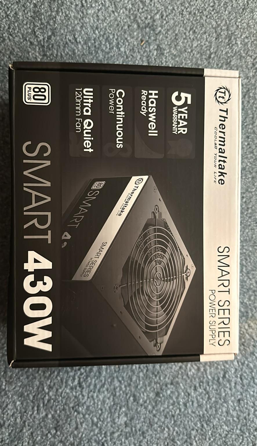 Thermaltake 430W smart 80+ ATX Power Supply
