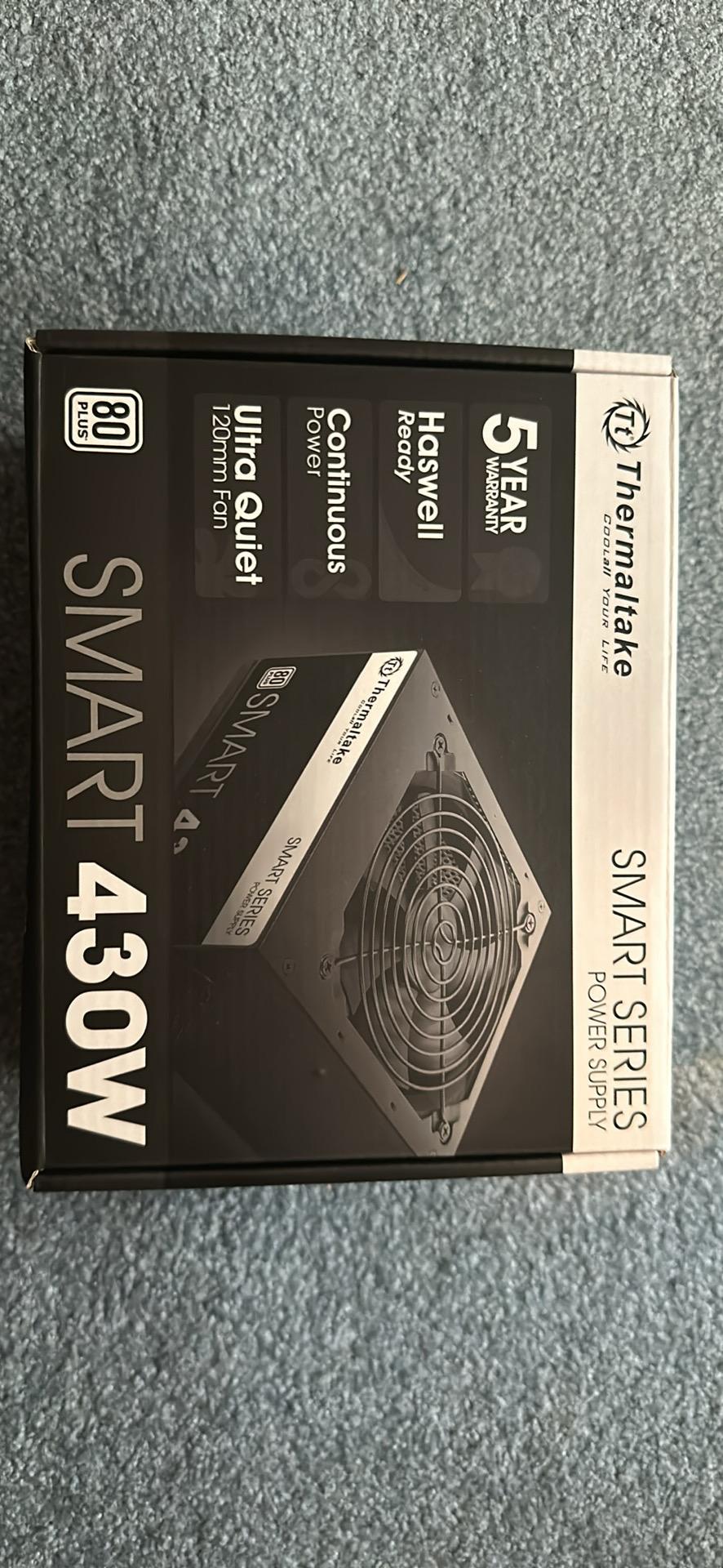 Thermaltake 430W smart 80+ ATX Power Supply