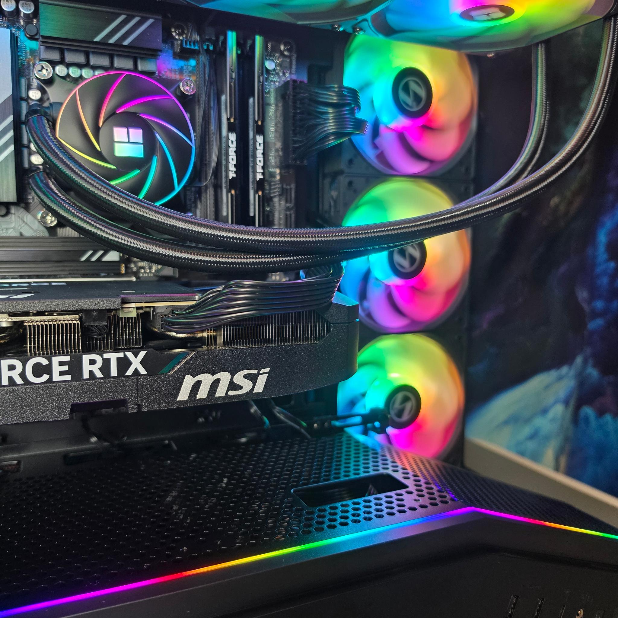MSI RTX 5070 12gb + Intel Core i5 14400f PC Build #80