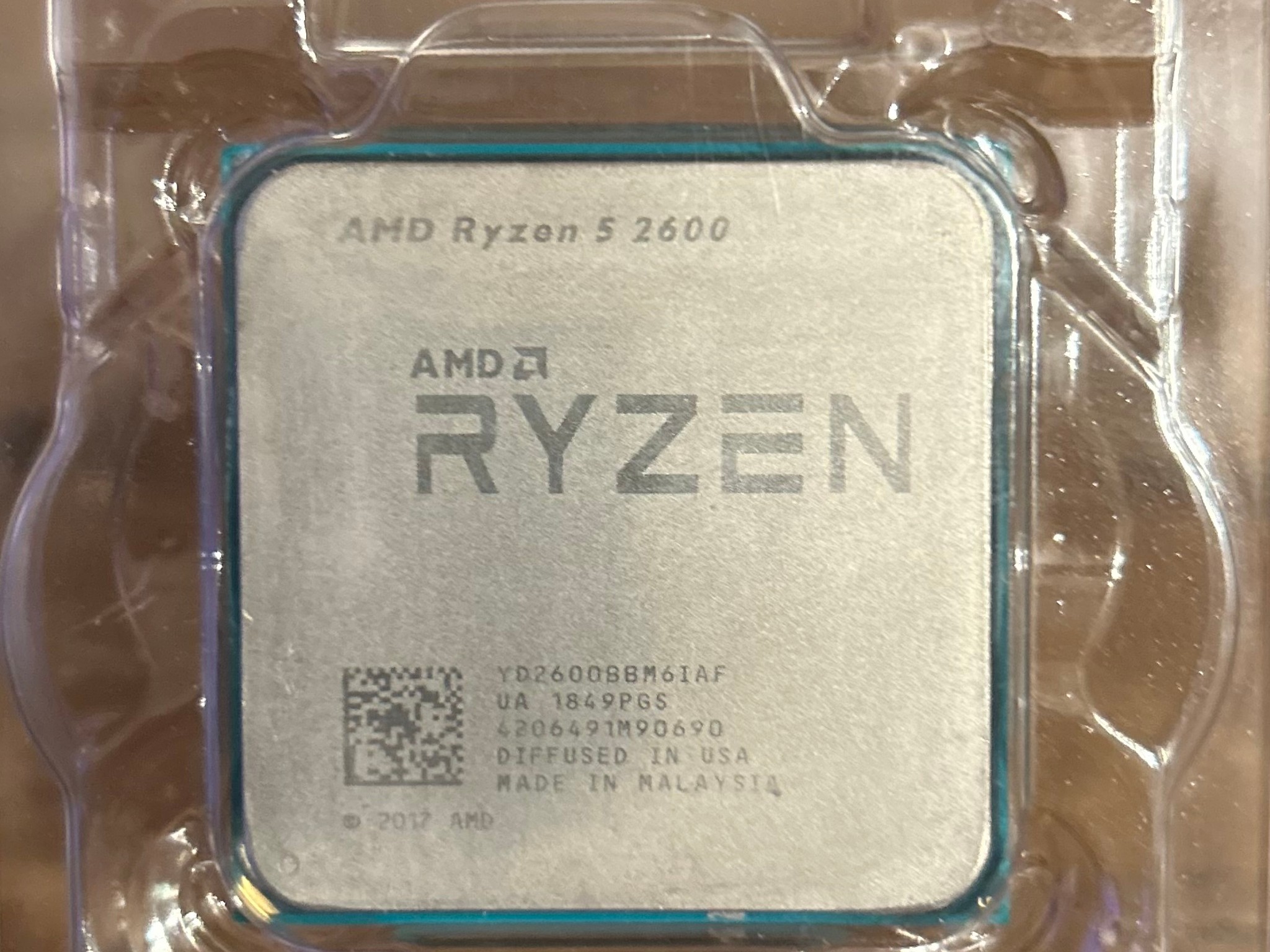 Ryzen 2600 CPU / Stock Cooler