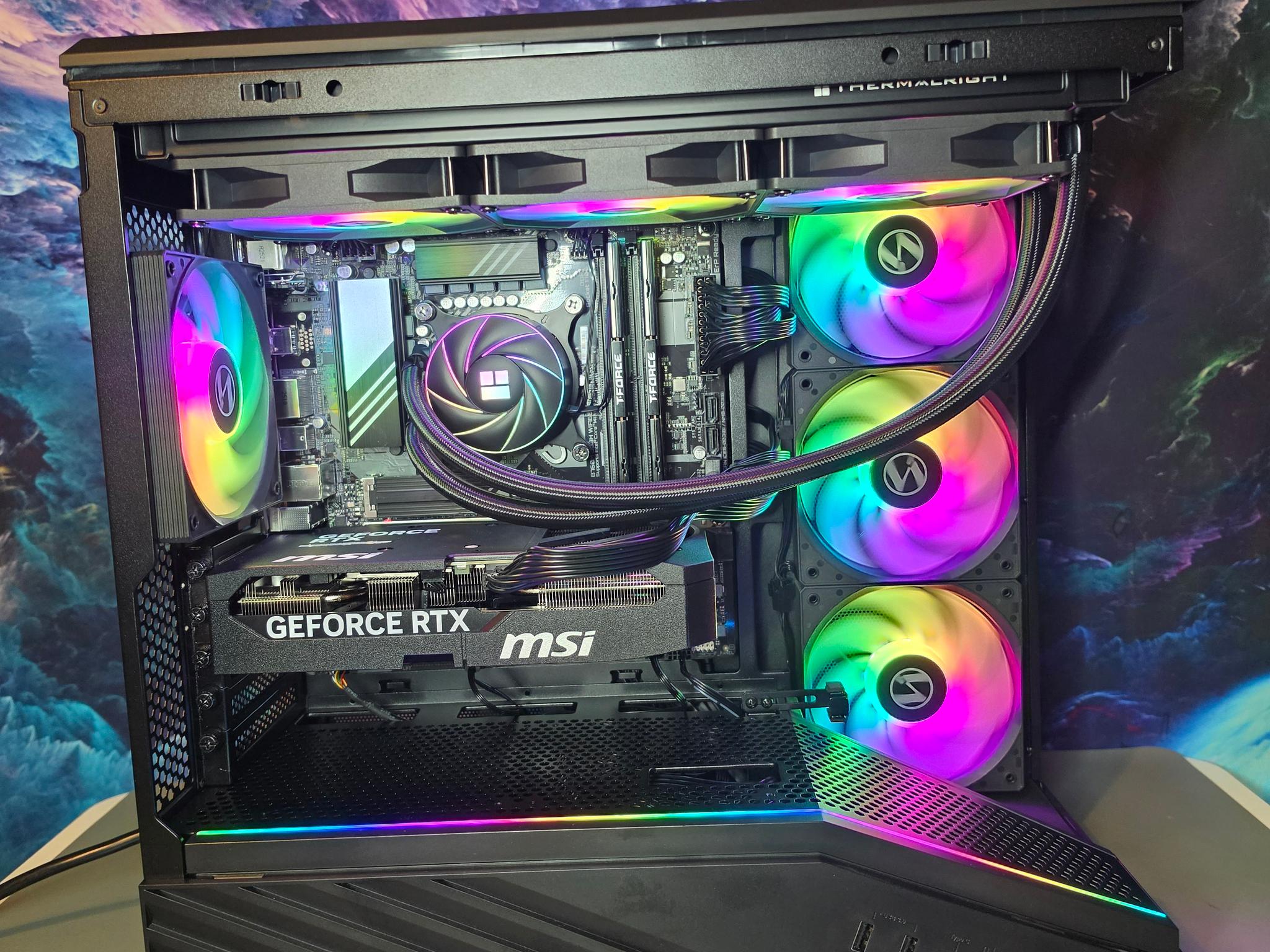 MSI RTX 5070 12gb + Intel Core i5 14400f PC Build #80