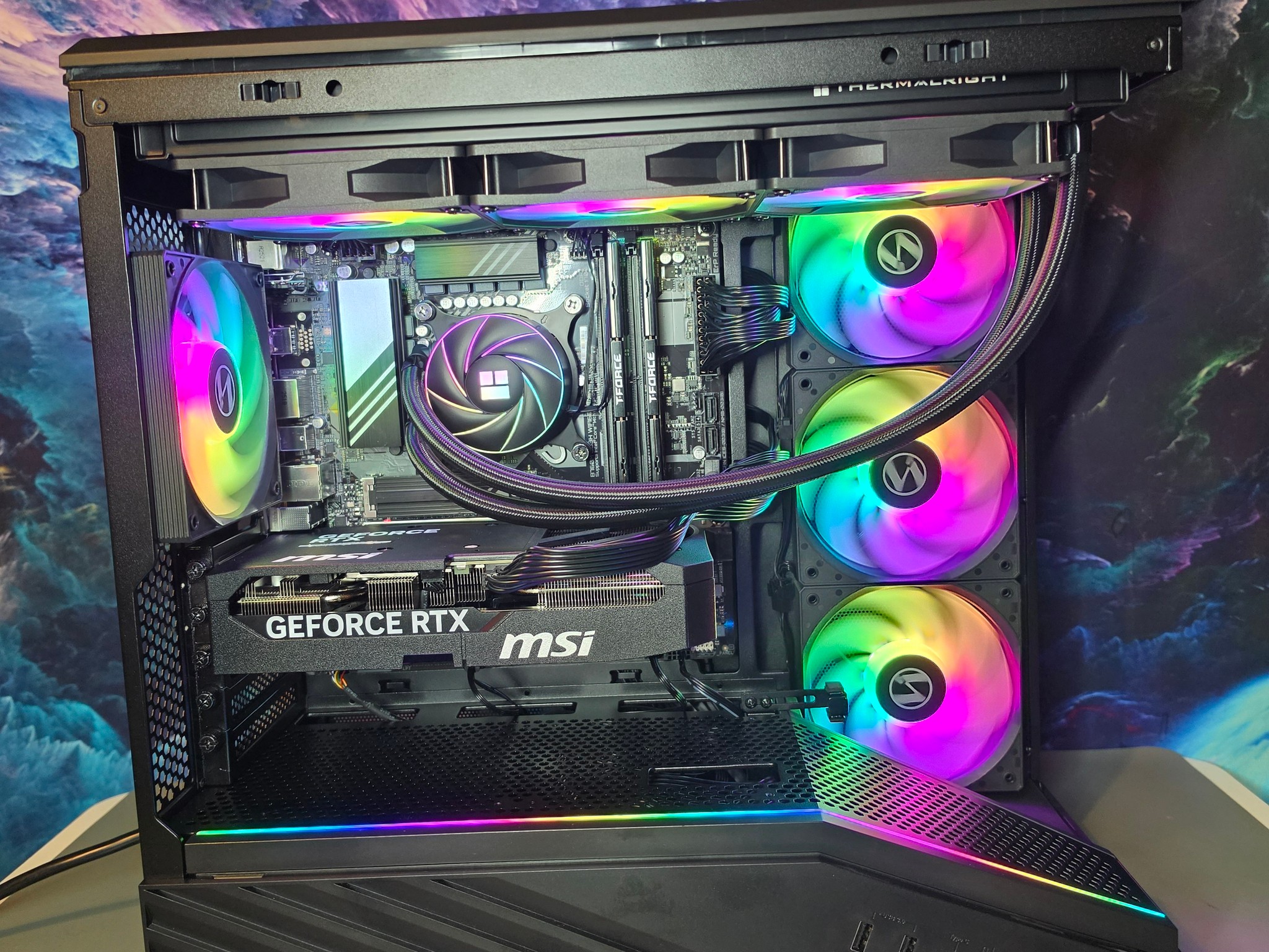 MSI RTX 5070 12gb + Intel Core i5 14400f PC Build #80