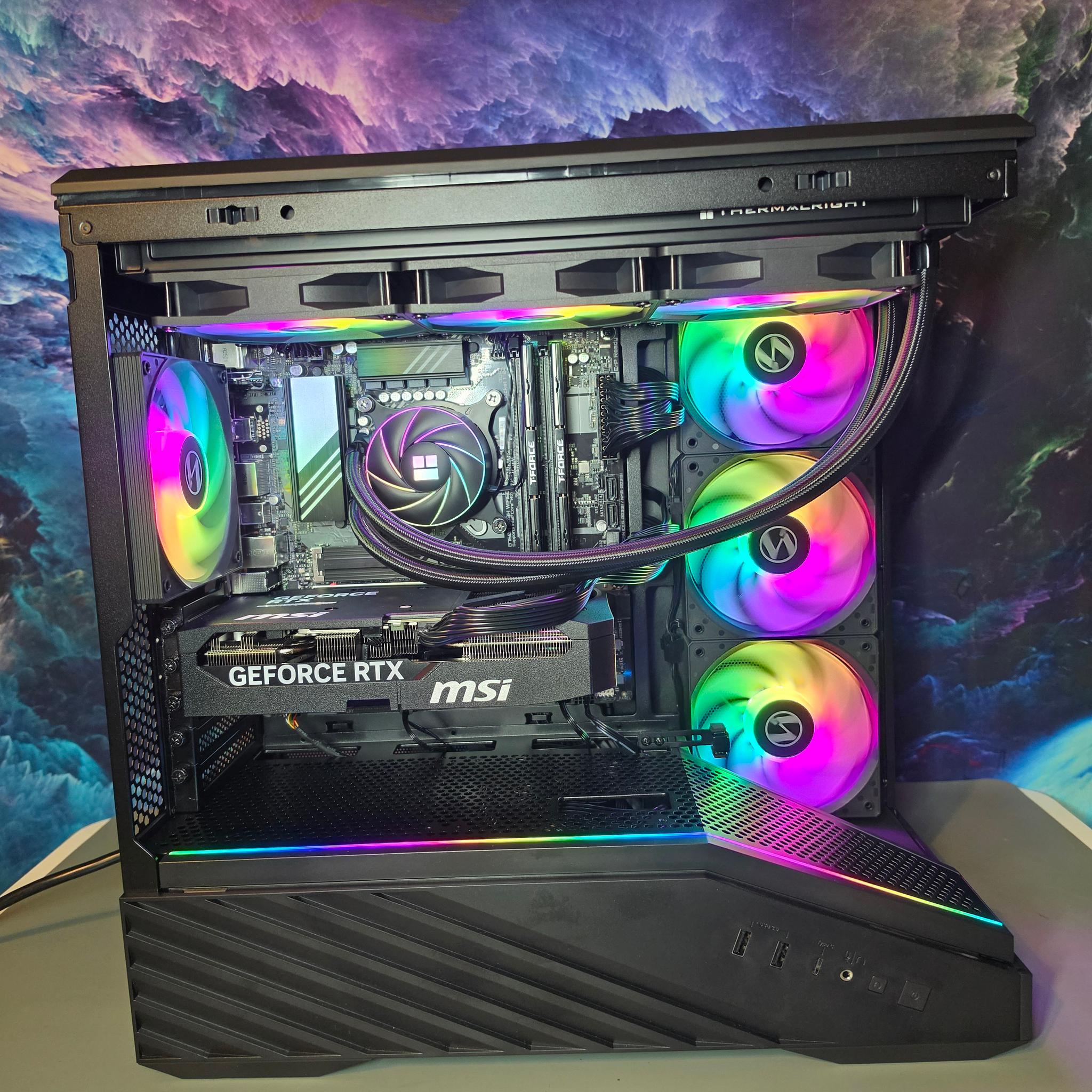 MSI RTX 5070 12gb + Intel Core i5 14400f PC Build #80
