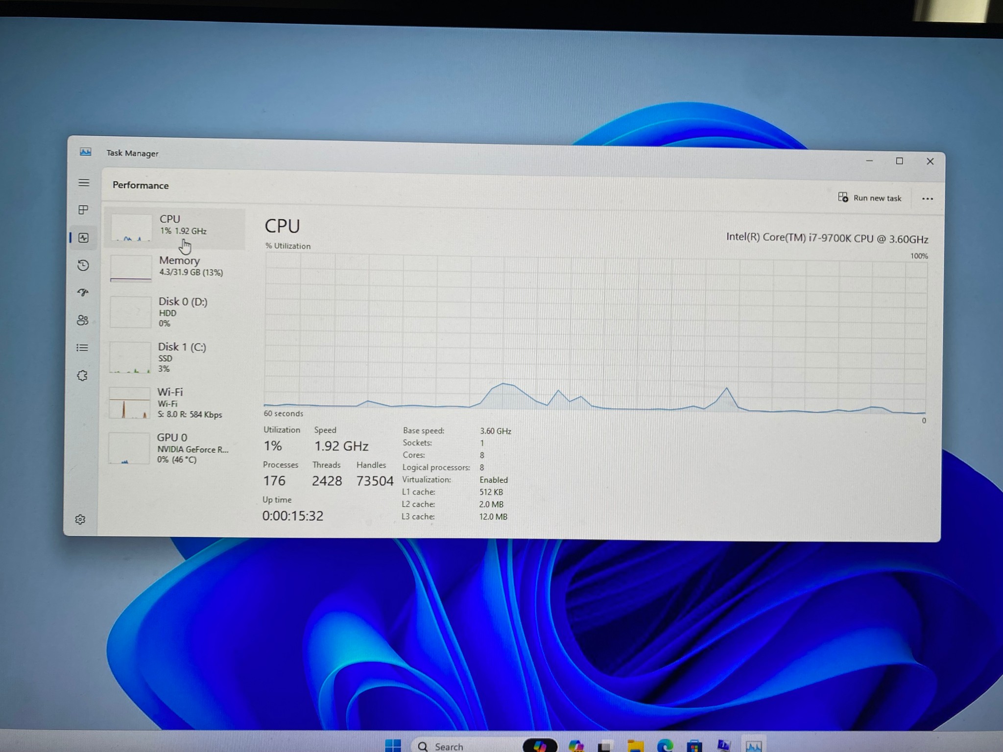 RTX 2070 SUPER I7-9700k  32gb RAM IBUYPOWER GAMING PC WINDOWS 11