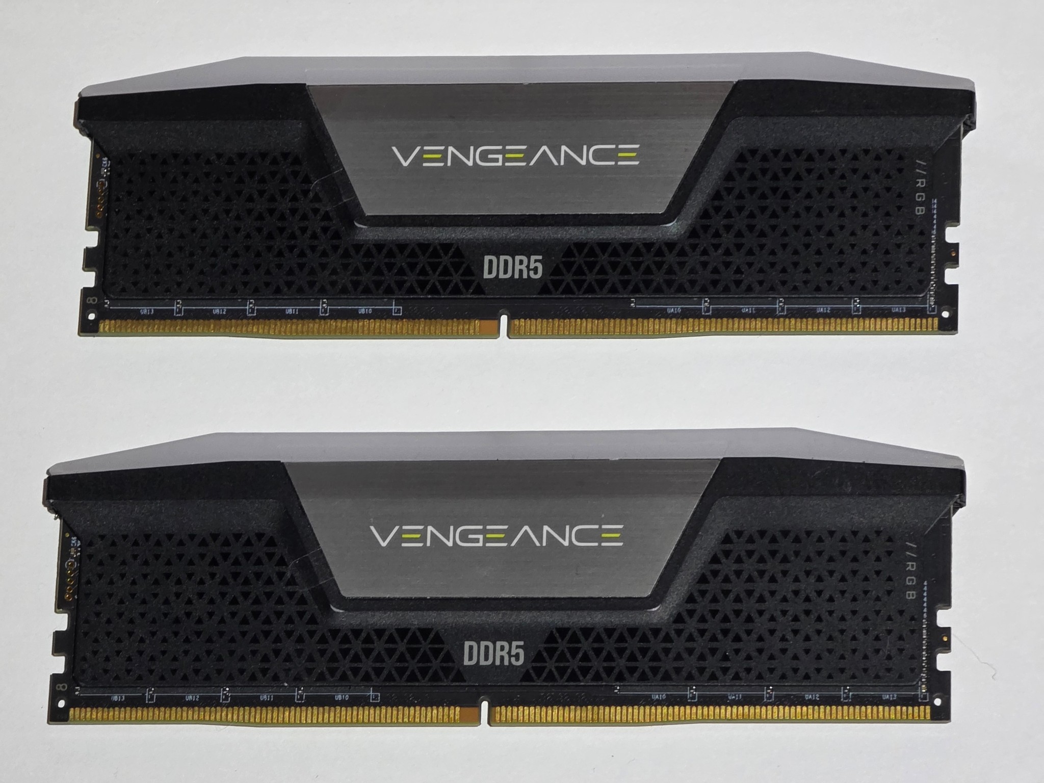 VENGEANCE RGB 64GB (2x32GB) DDR5 DRAM 6000MT/s CL38 Memory Kit — Black